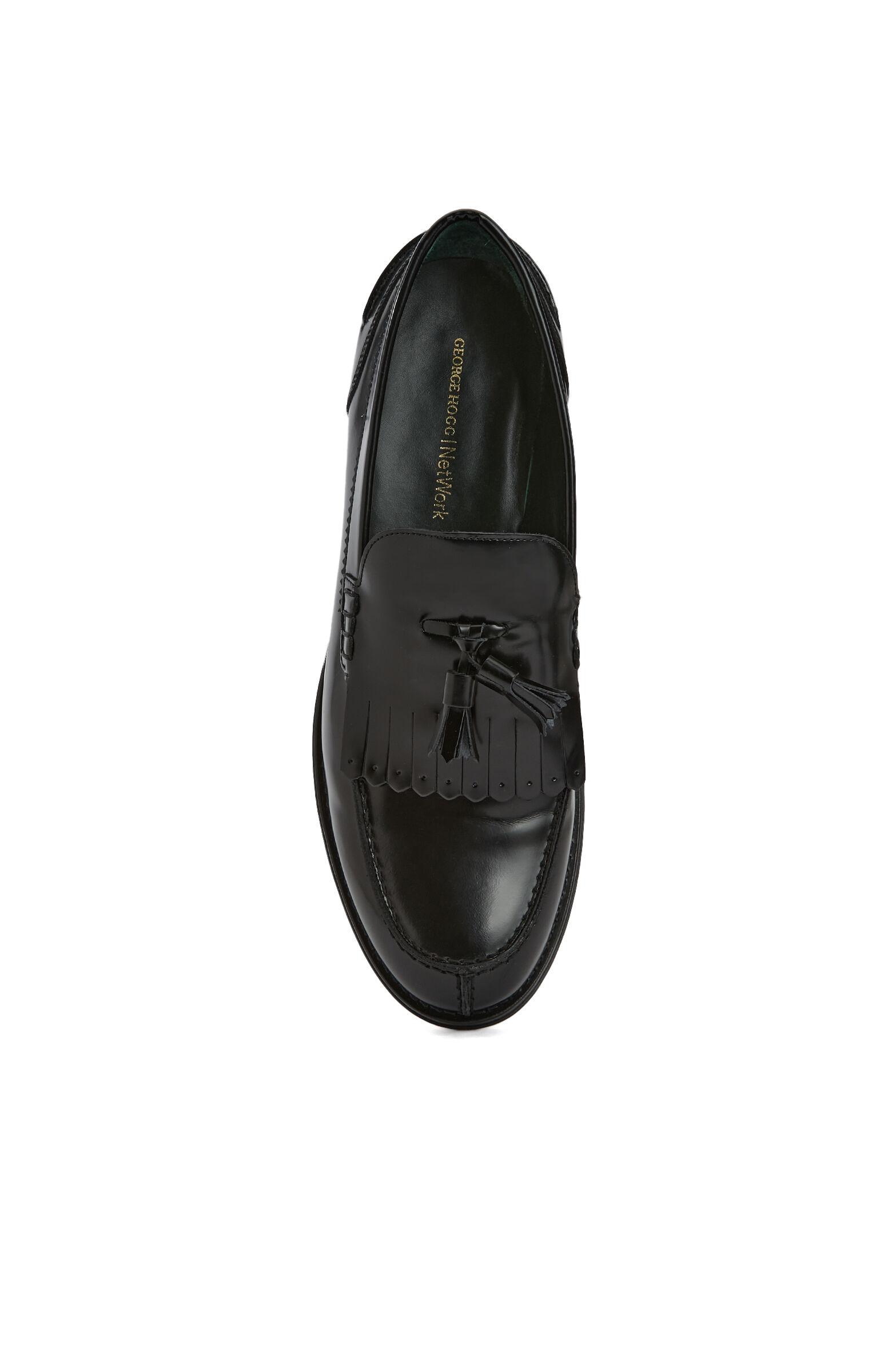 George Hogg for NetWork Siyah Erkek Deri Loafer