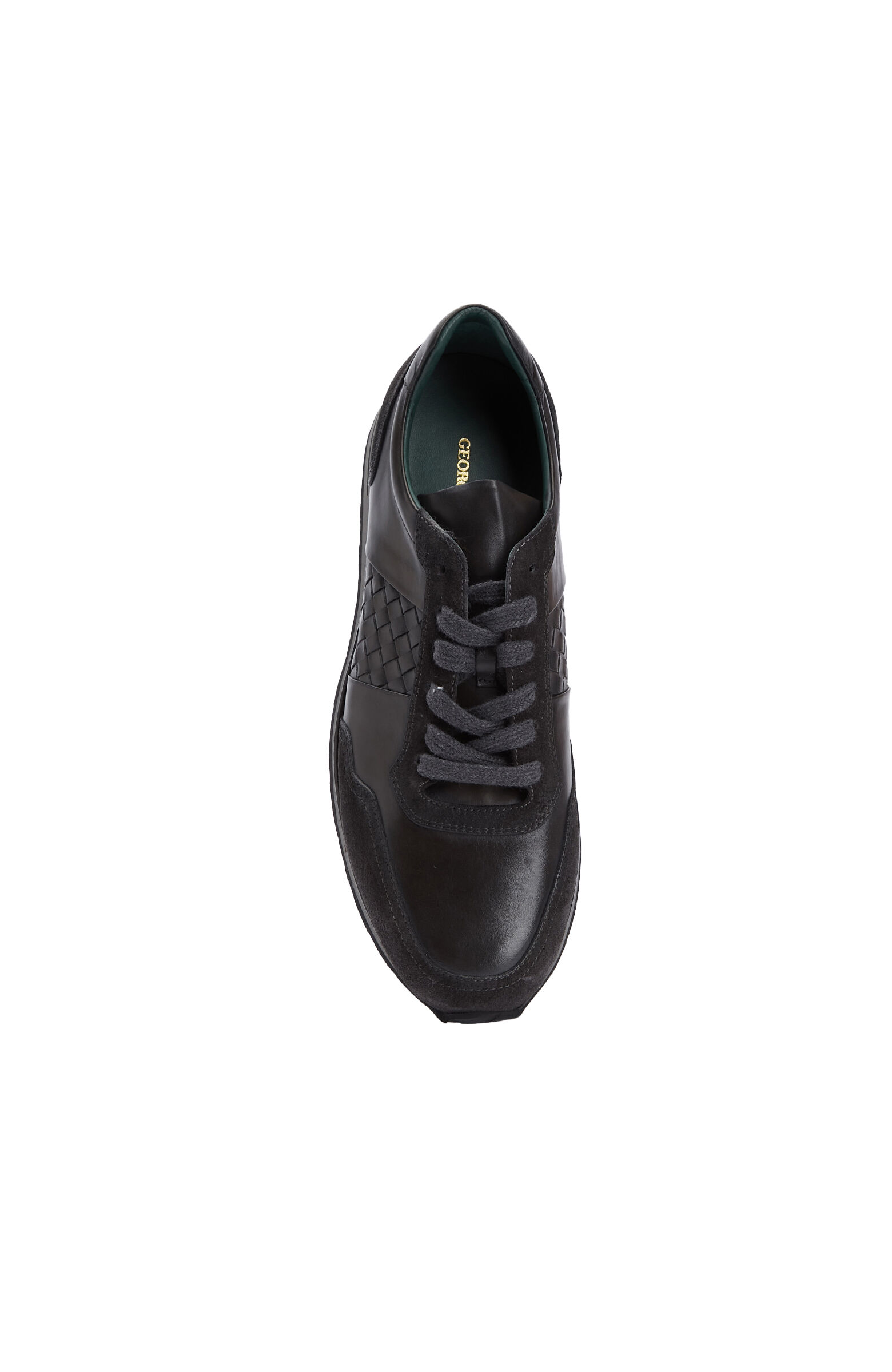 Antrasit Erkek Deri Sneaker
