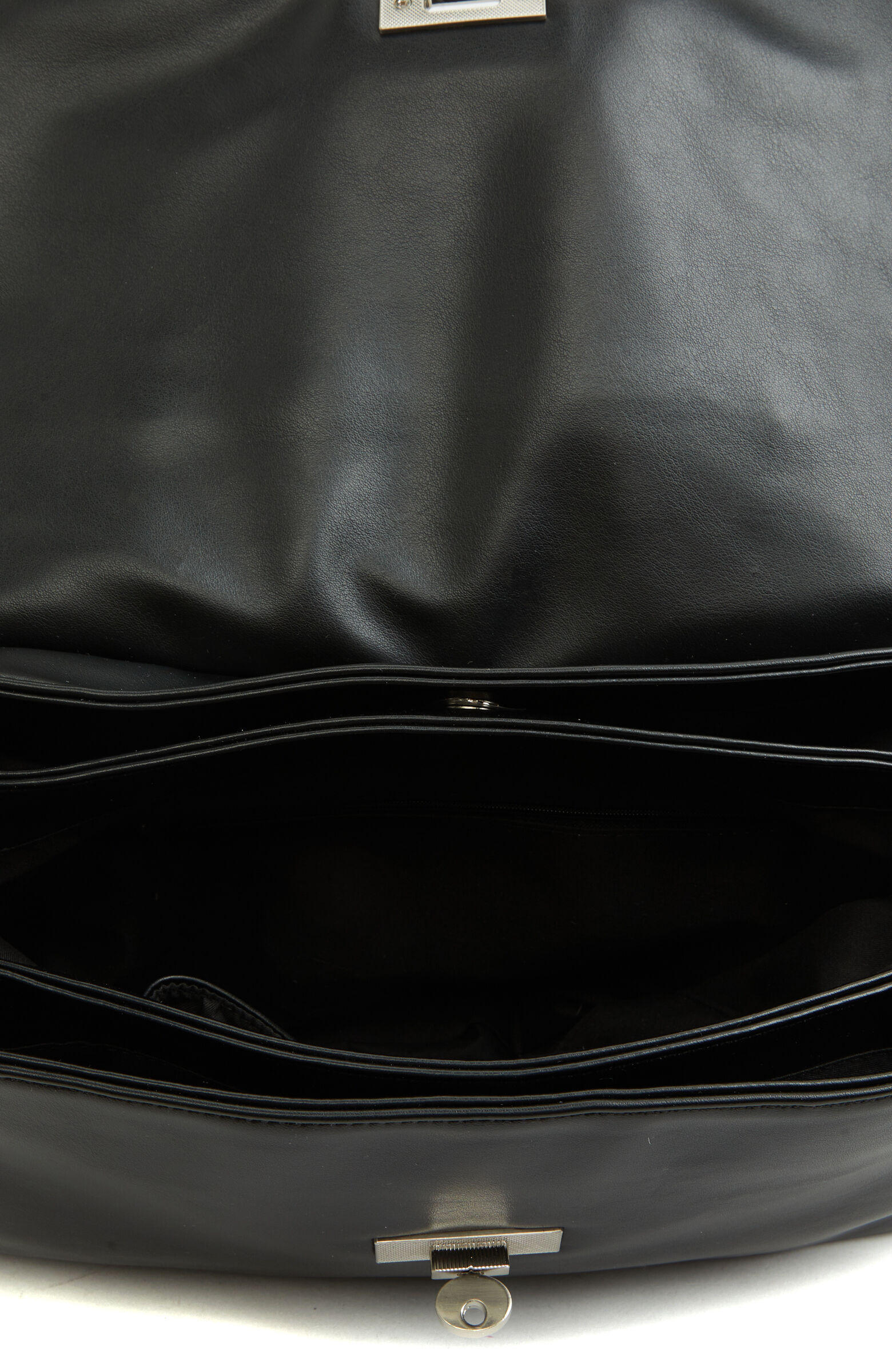 Siyah Uzun Askılı Kadın Suni Deri Çanta