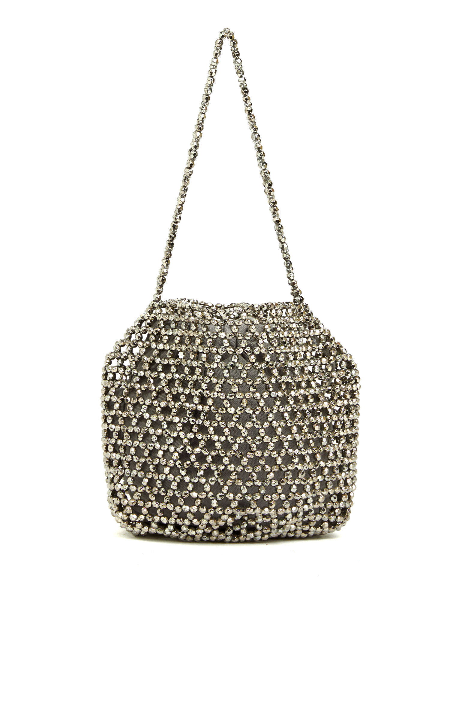 Antrasit Boncuklu Kadın Çanta