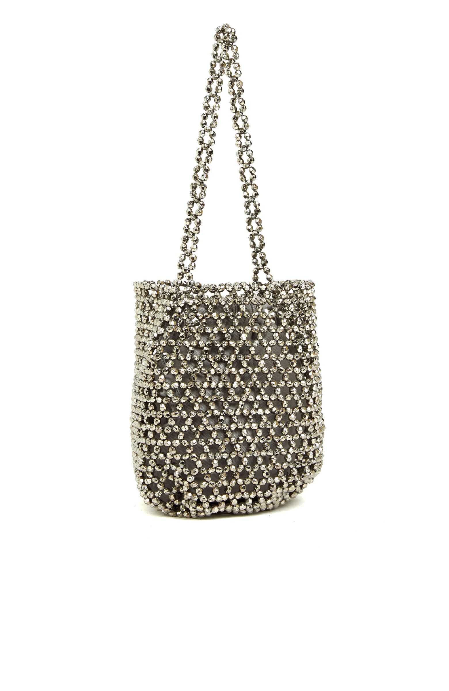 Antrasit Boncuklu Kadın Çanta