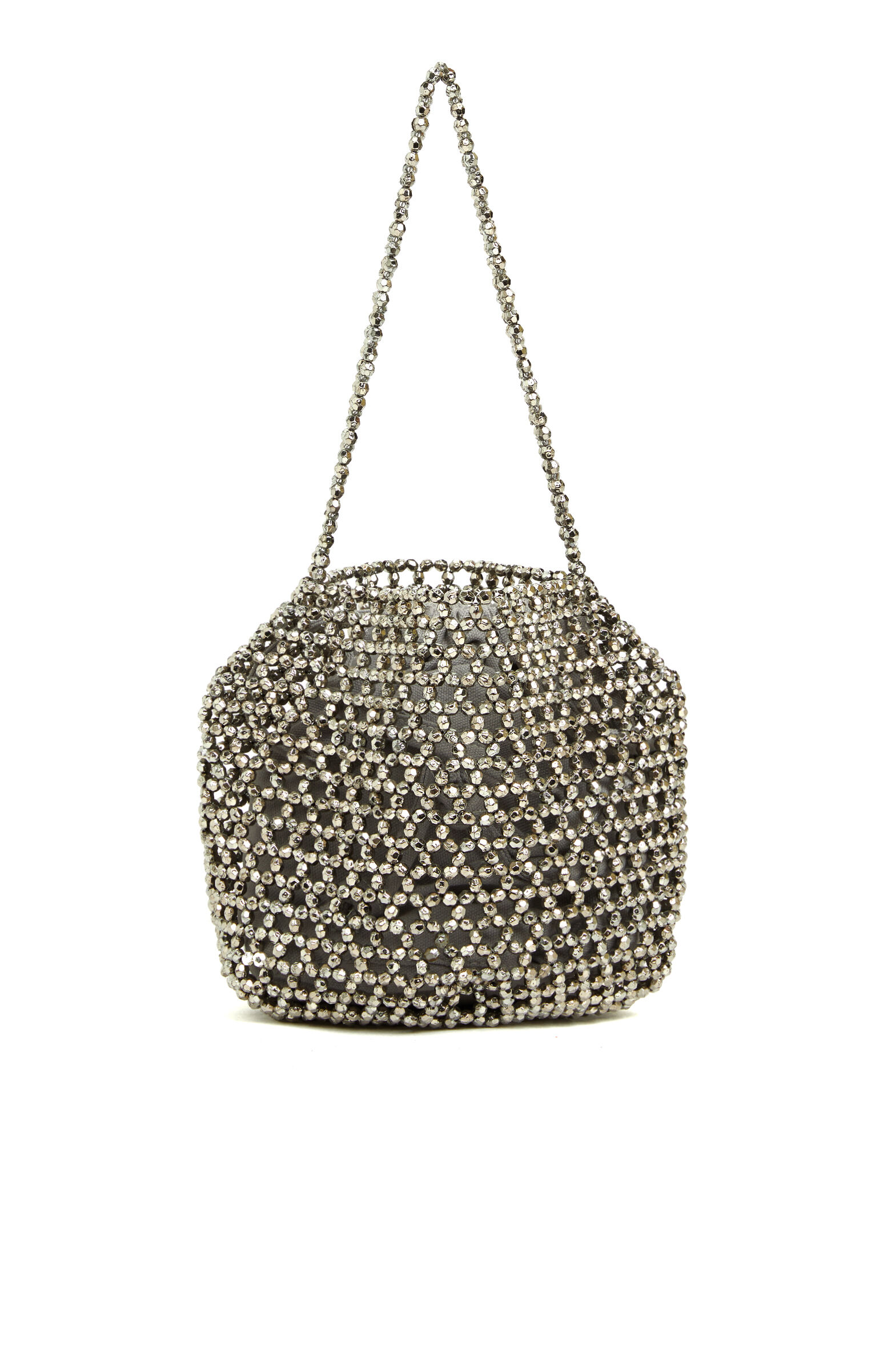 Antrasit Boncuklu Kadın Çanta