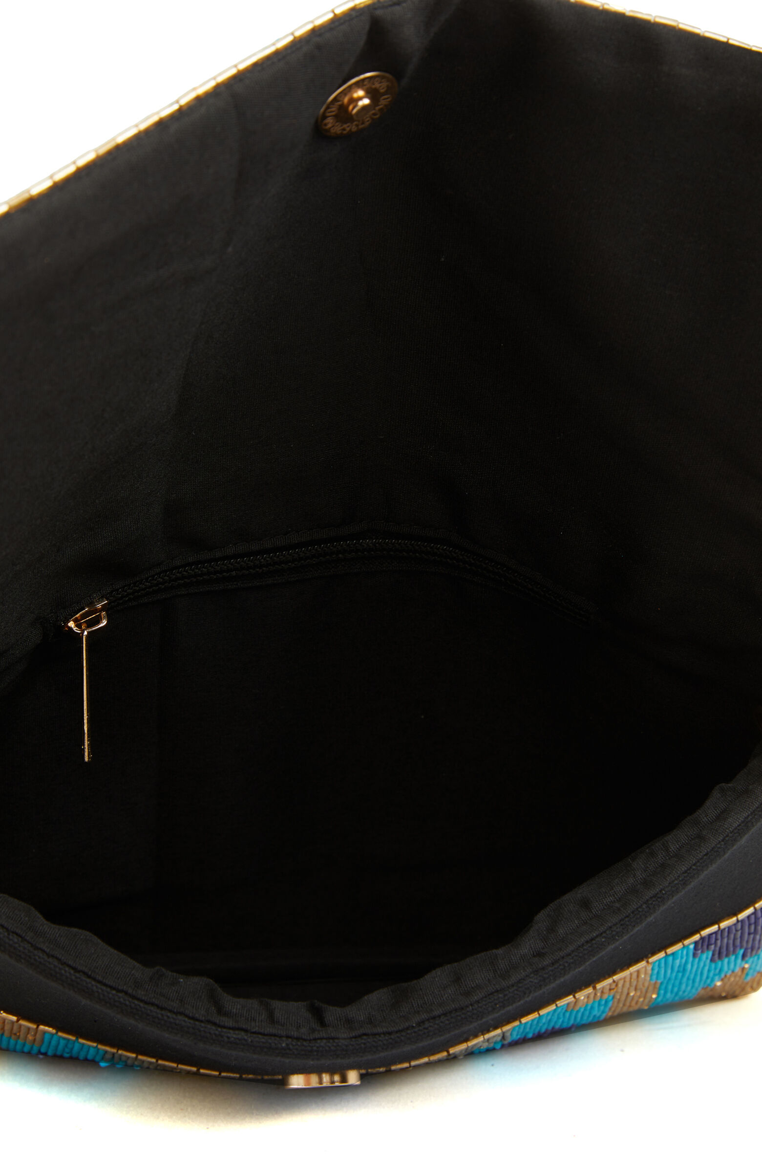 Renkli Boncuk İşlemeli Kadın Çanta