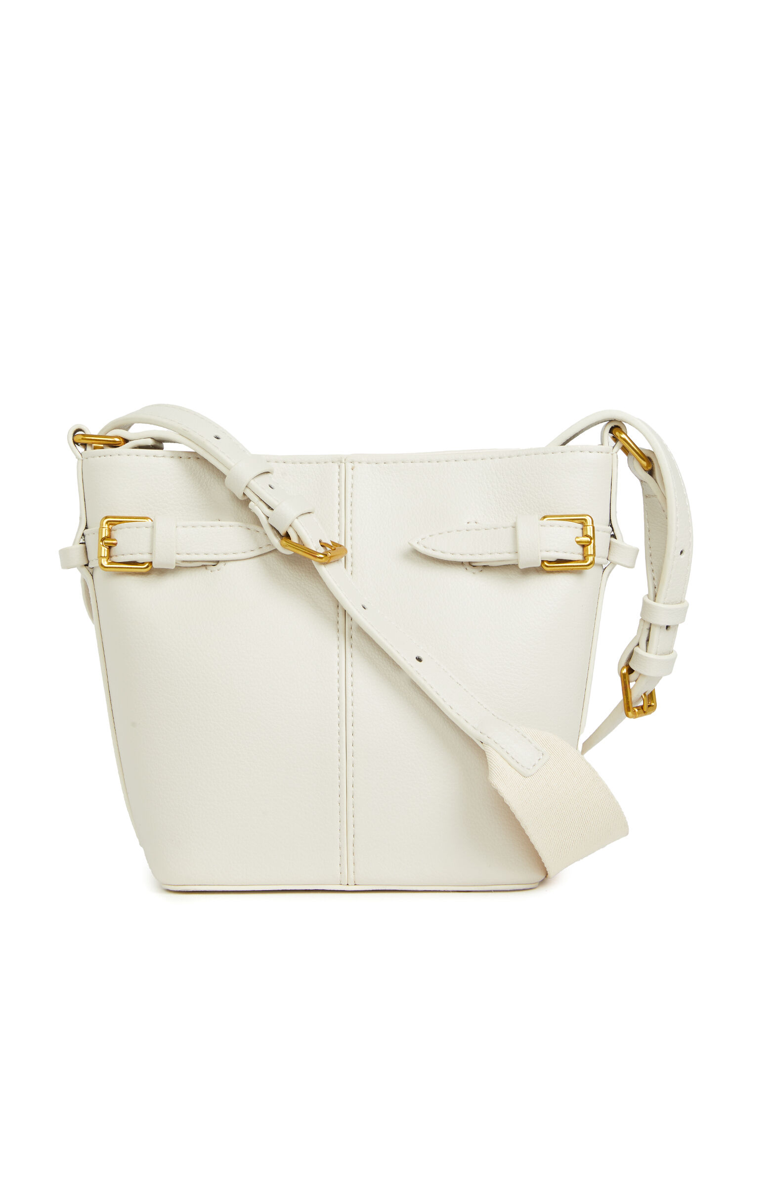 Bej Kadın Deri Bucket Çanta