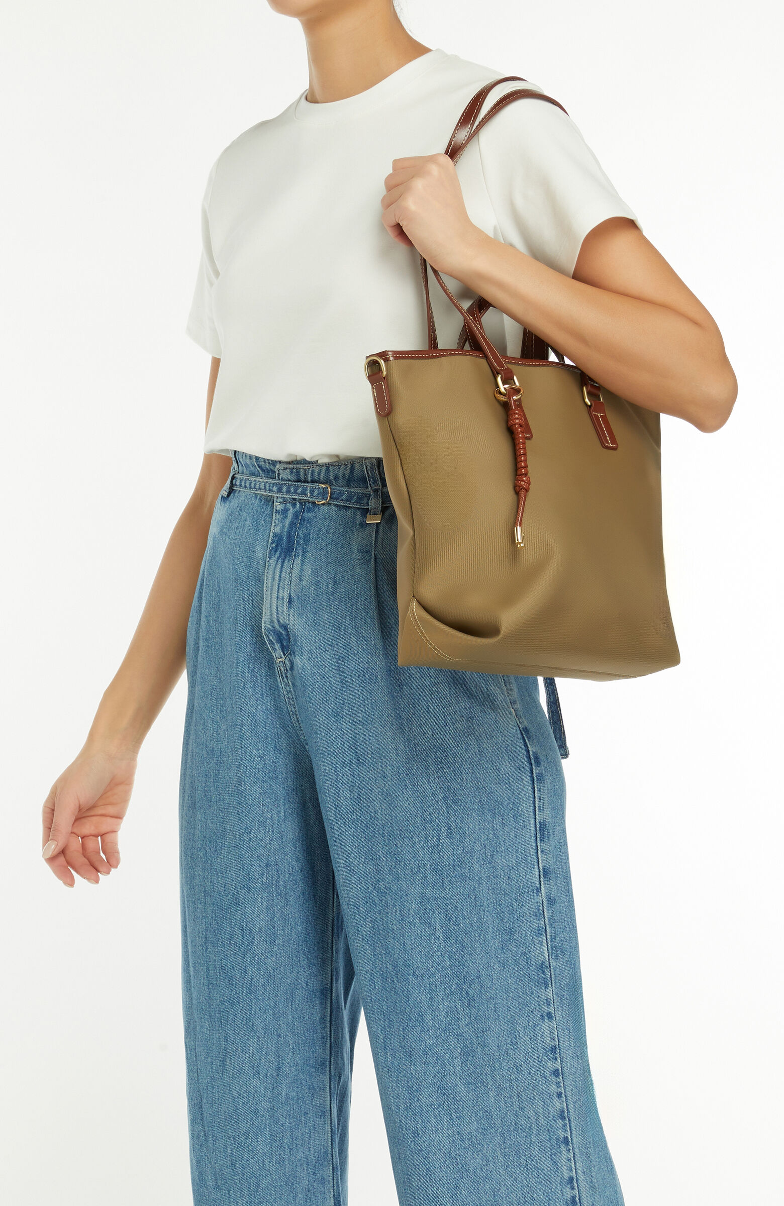 Haki Kadın Shopper Çanta