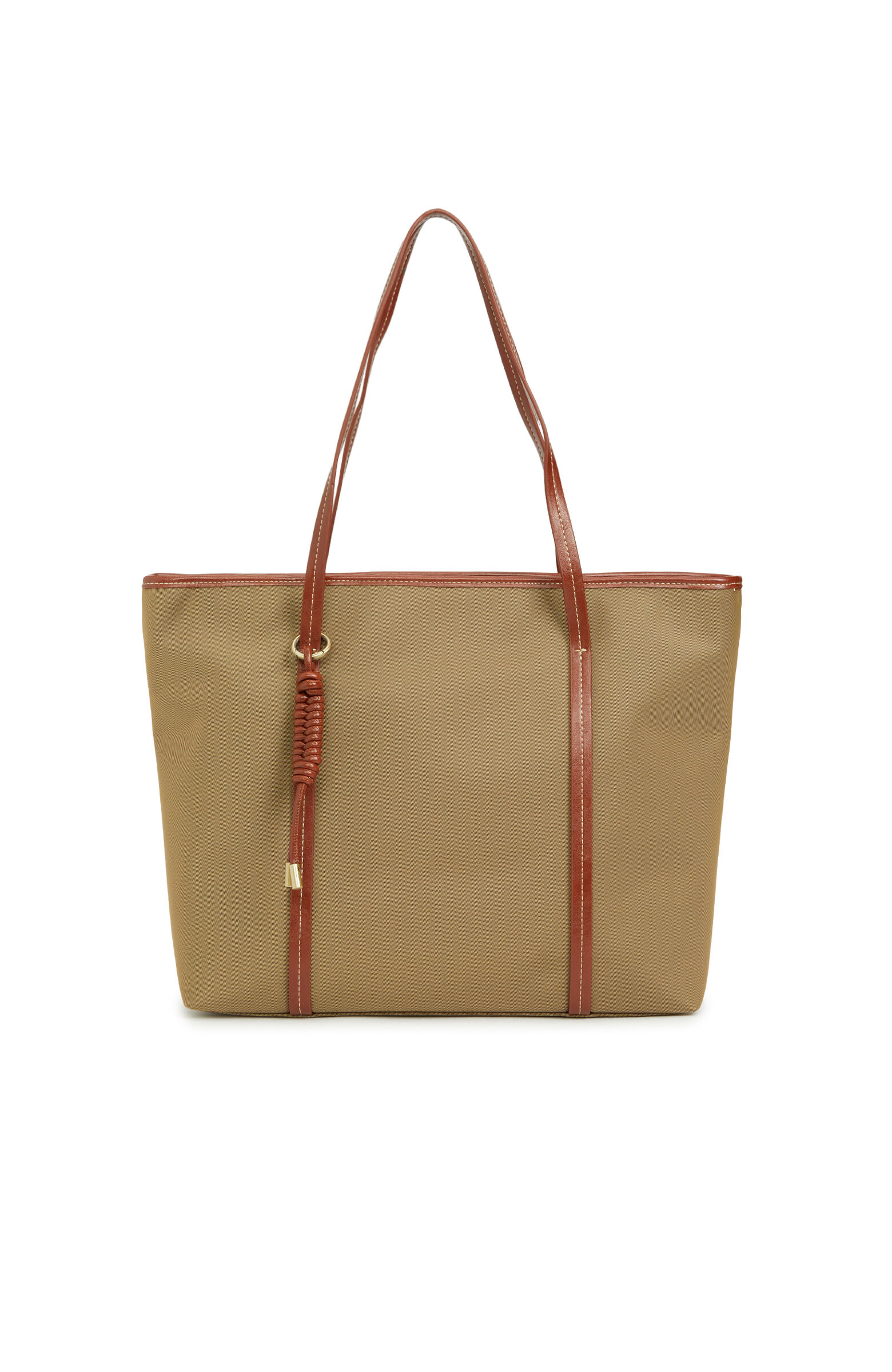 Haki Nylon Kadın Shopper Çanta