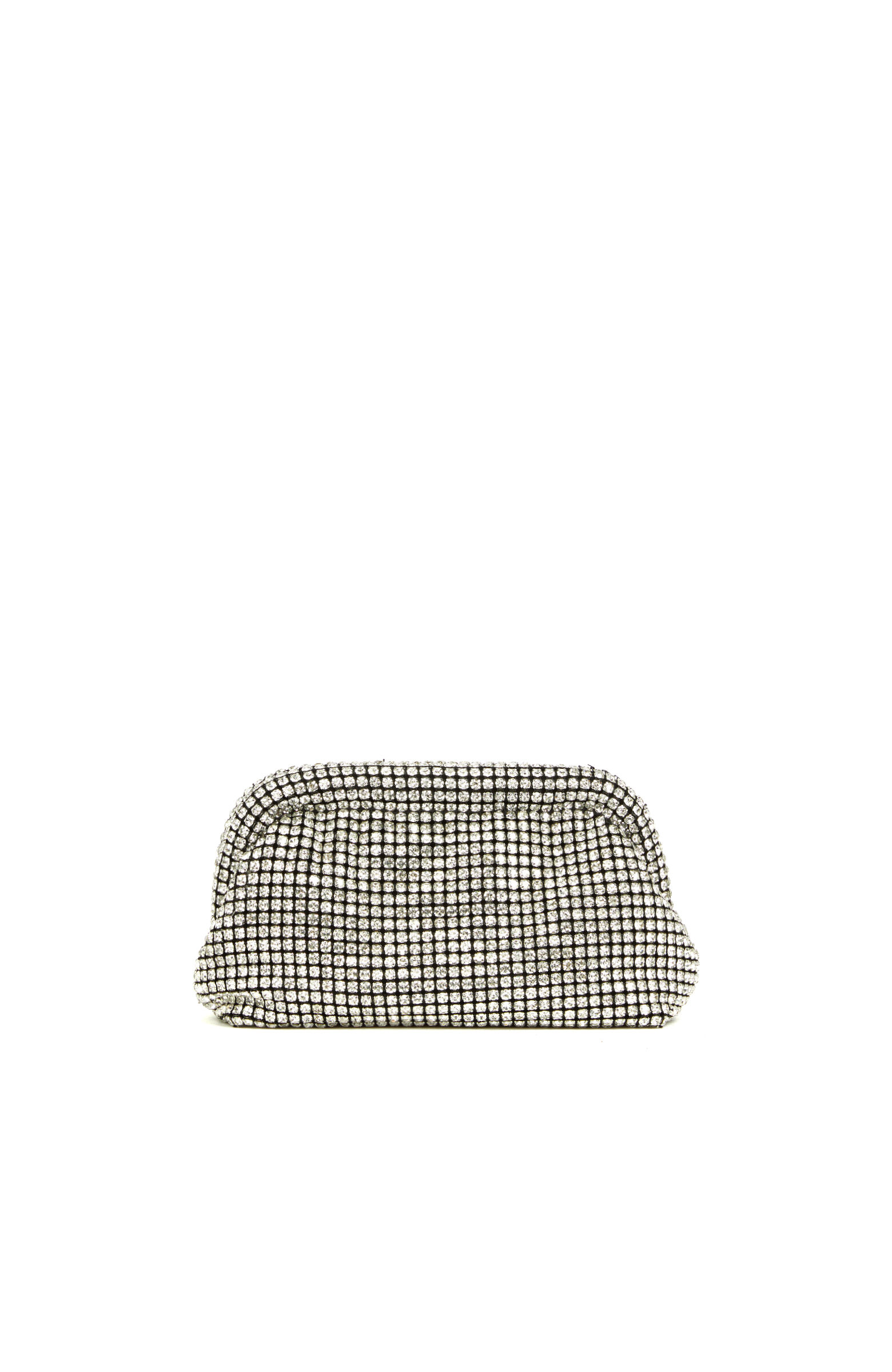 Gümüş Taşlı Kadın Clutch
