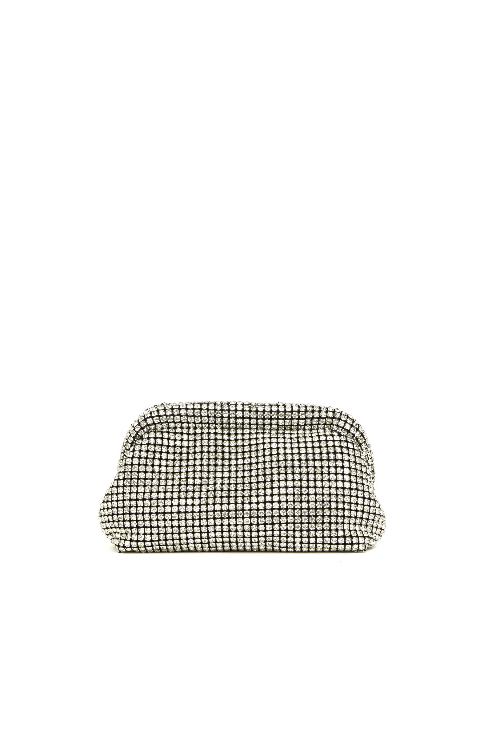 Gümüş Taşlı Kadın Clutch