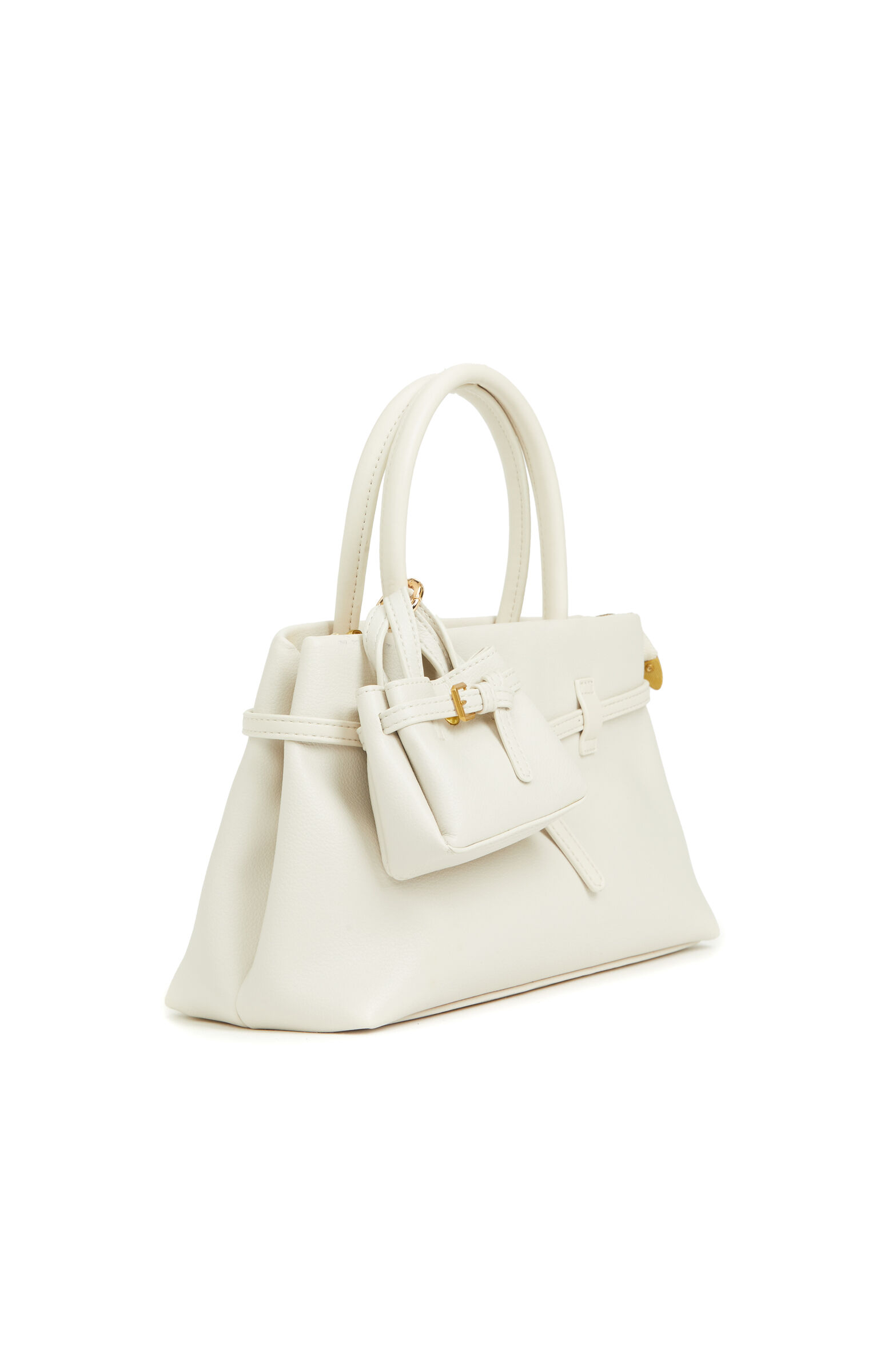 Bej Kadın Deri Bucket Çanta