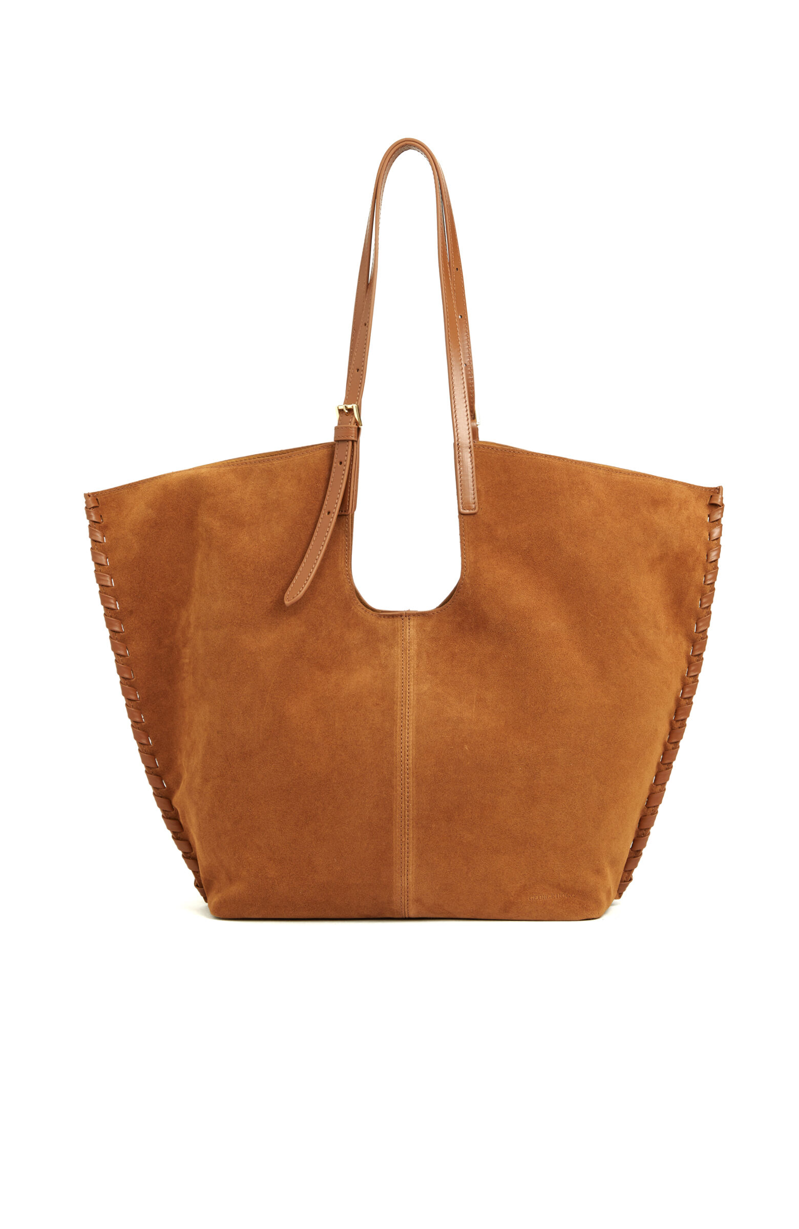 Taba Saraç Detaylı Kadın Süet Çanta