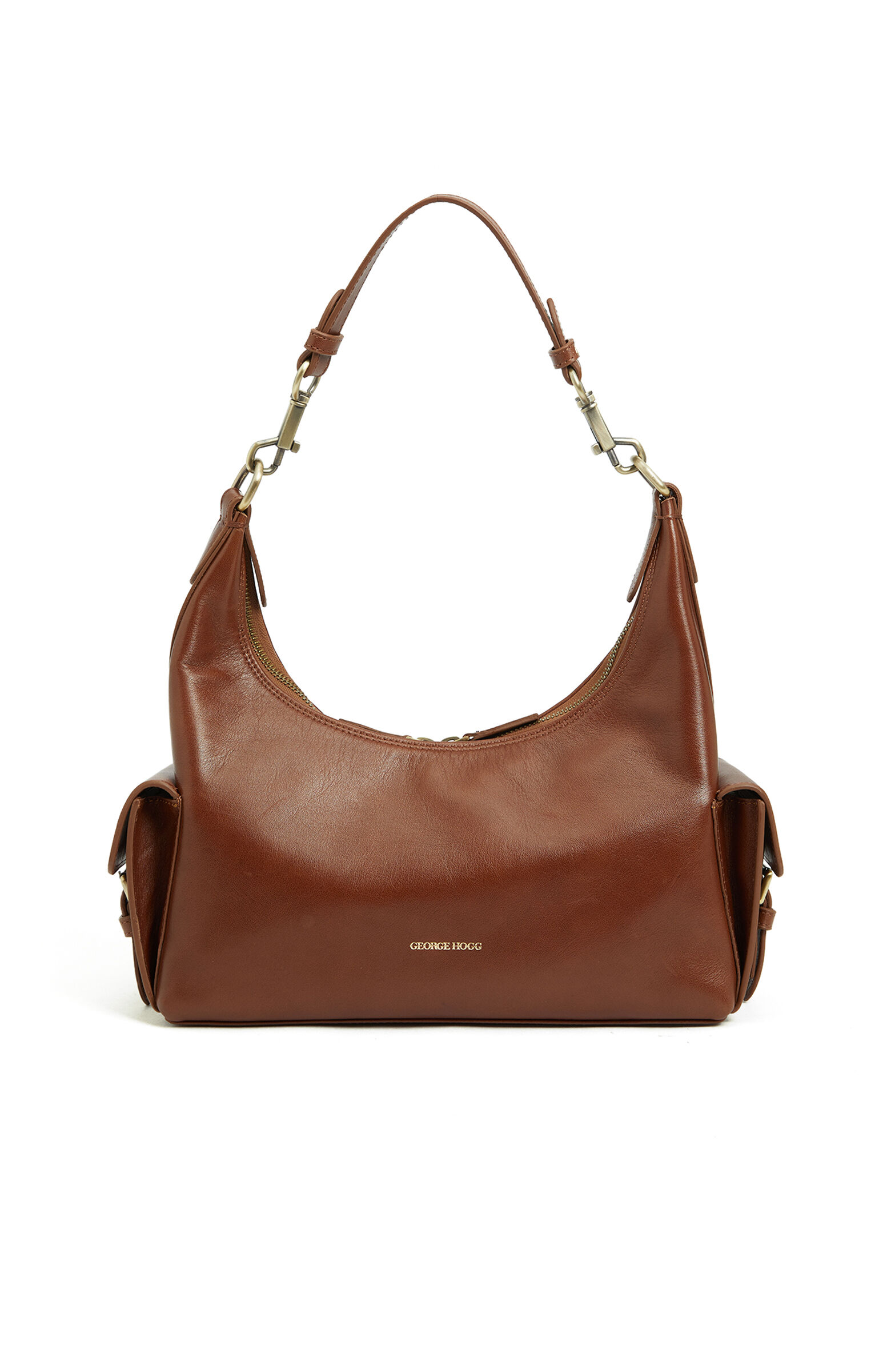 Taba Cep Detaylı Kadın Deri Çanta