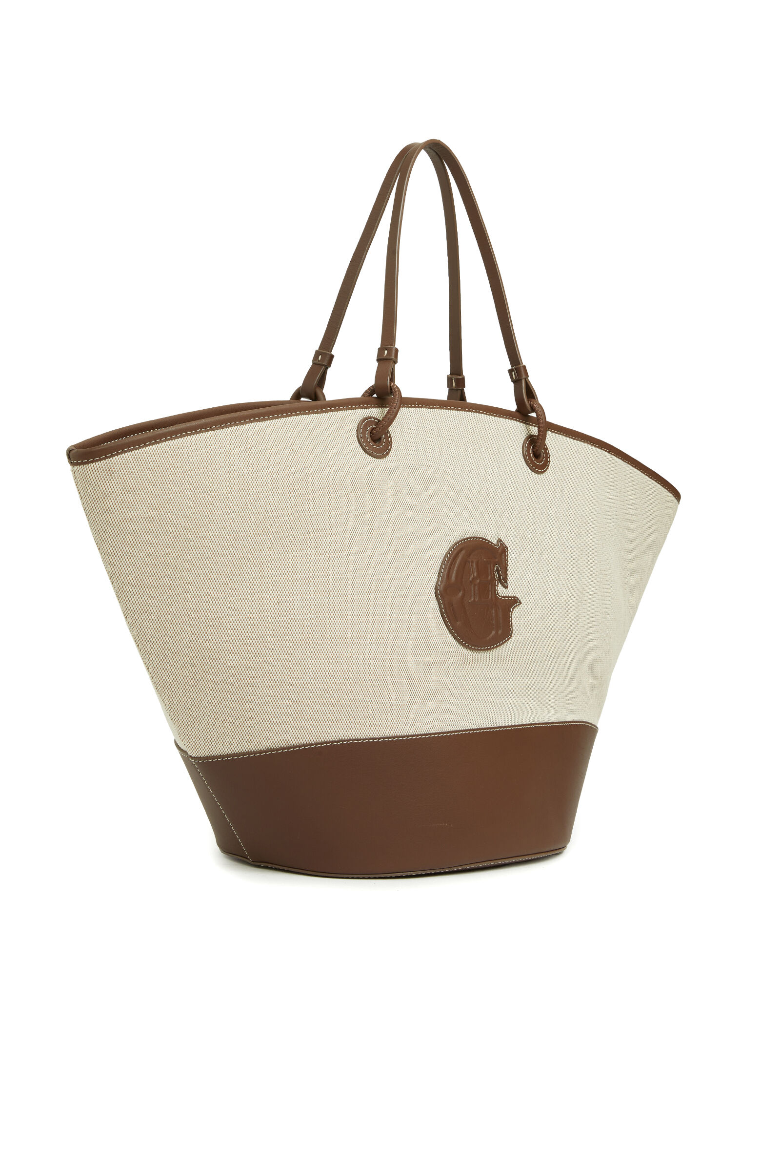 Naturel Logo Detaylı Kadın Kanvas Çanta