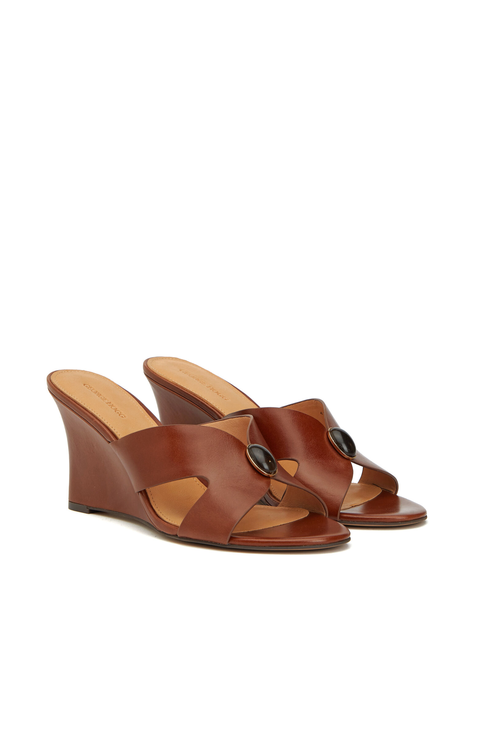 Siyah Toka Detaylı Kadın Deri Terlik