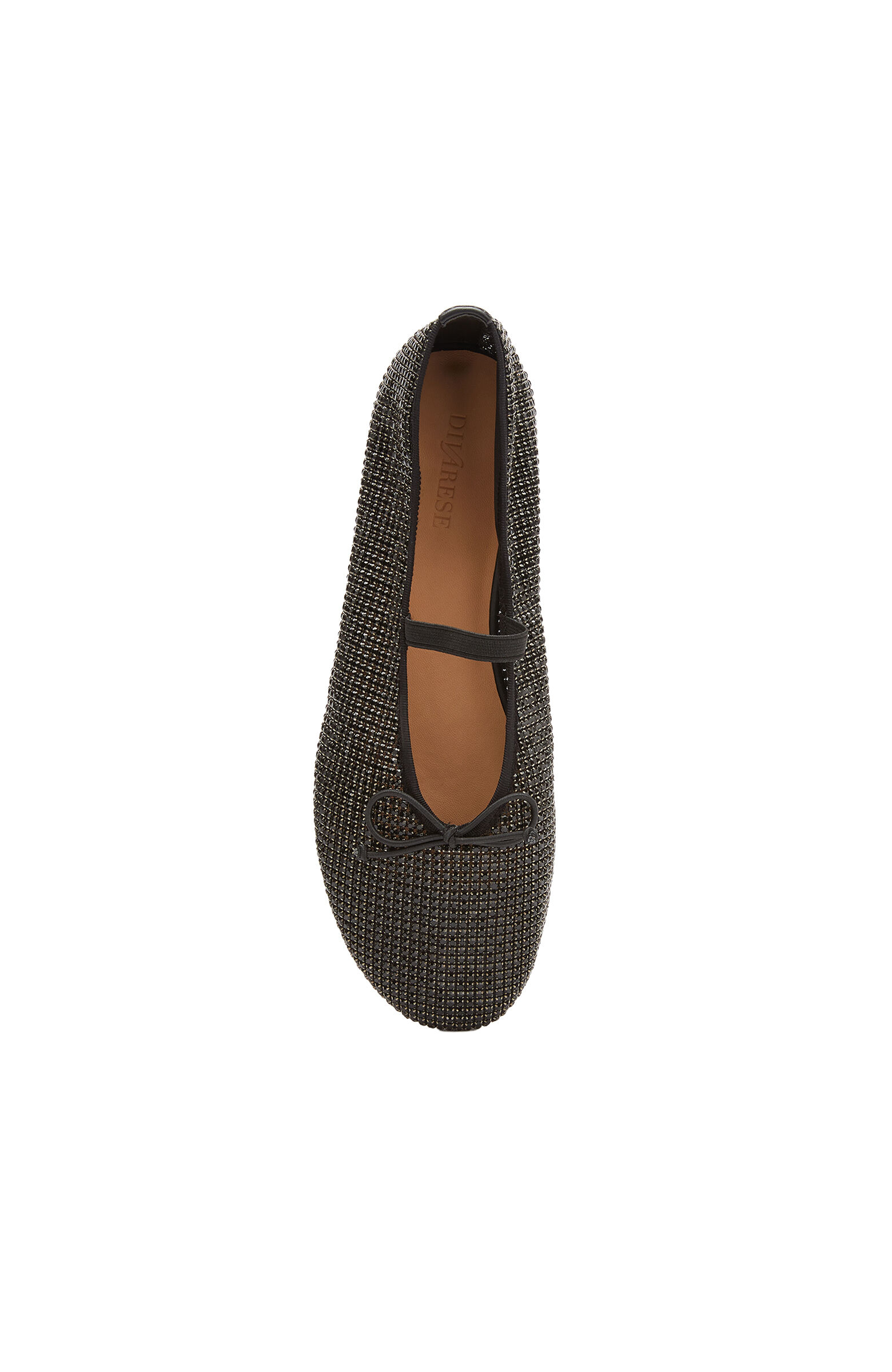 Black Stone Ballet Flats