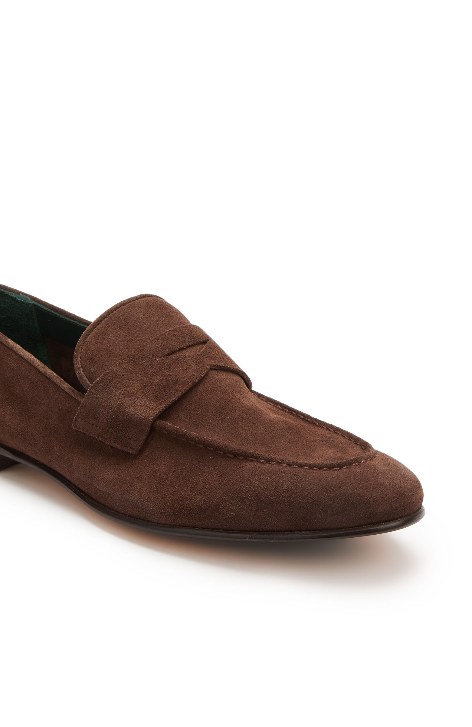 Acı Kahve Astarsız Erkek Süet Loafer