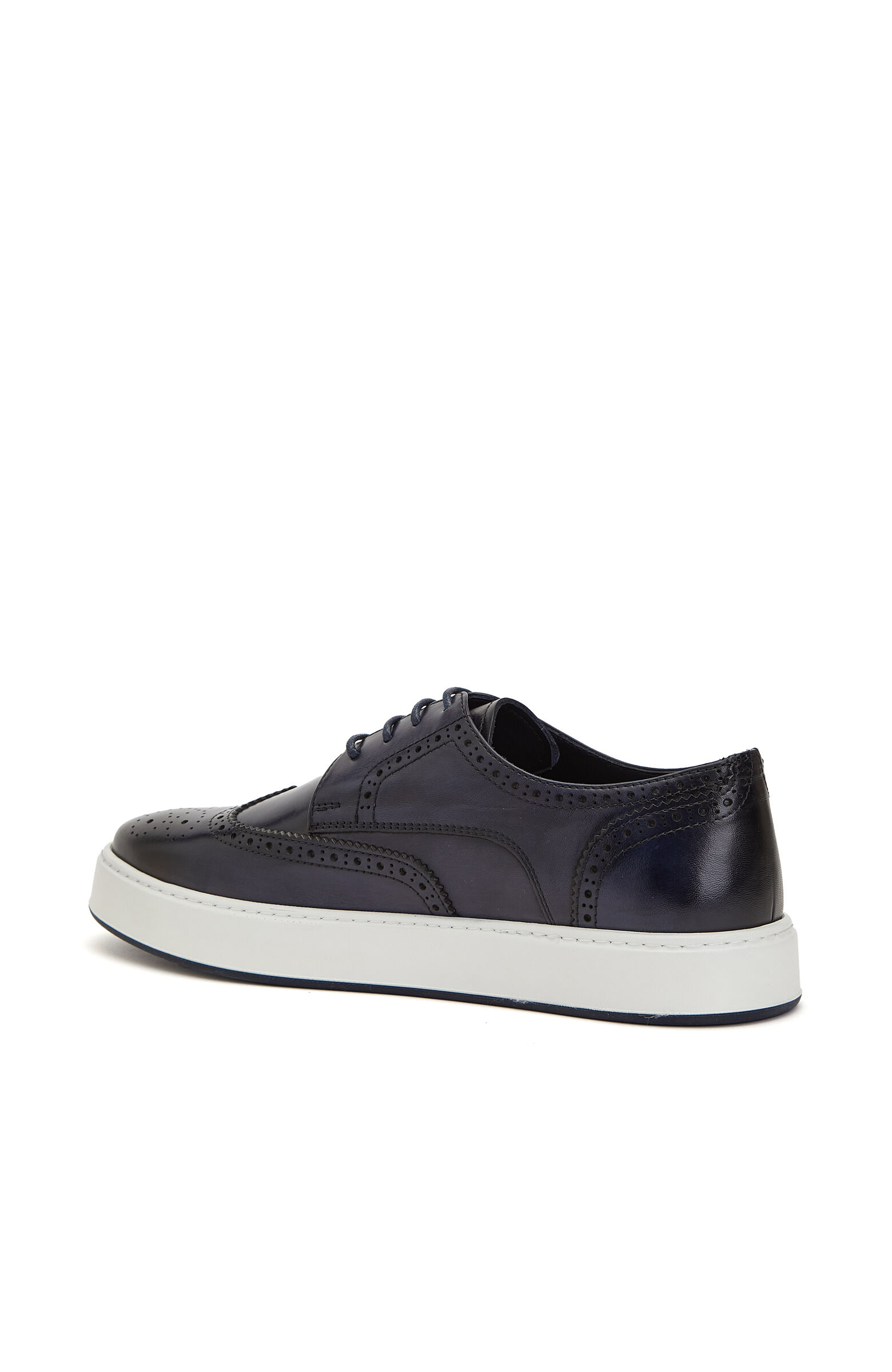 Lacivert Zımbalı Erkek Deri Ayakkabı