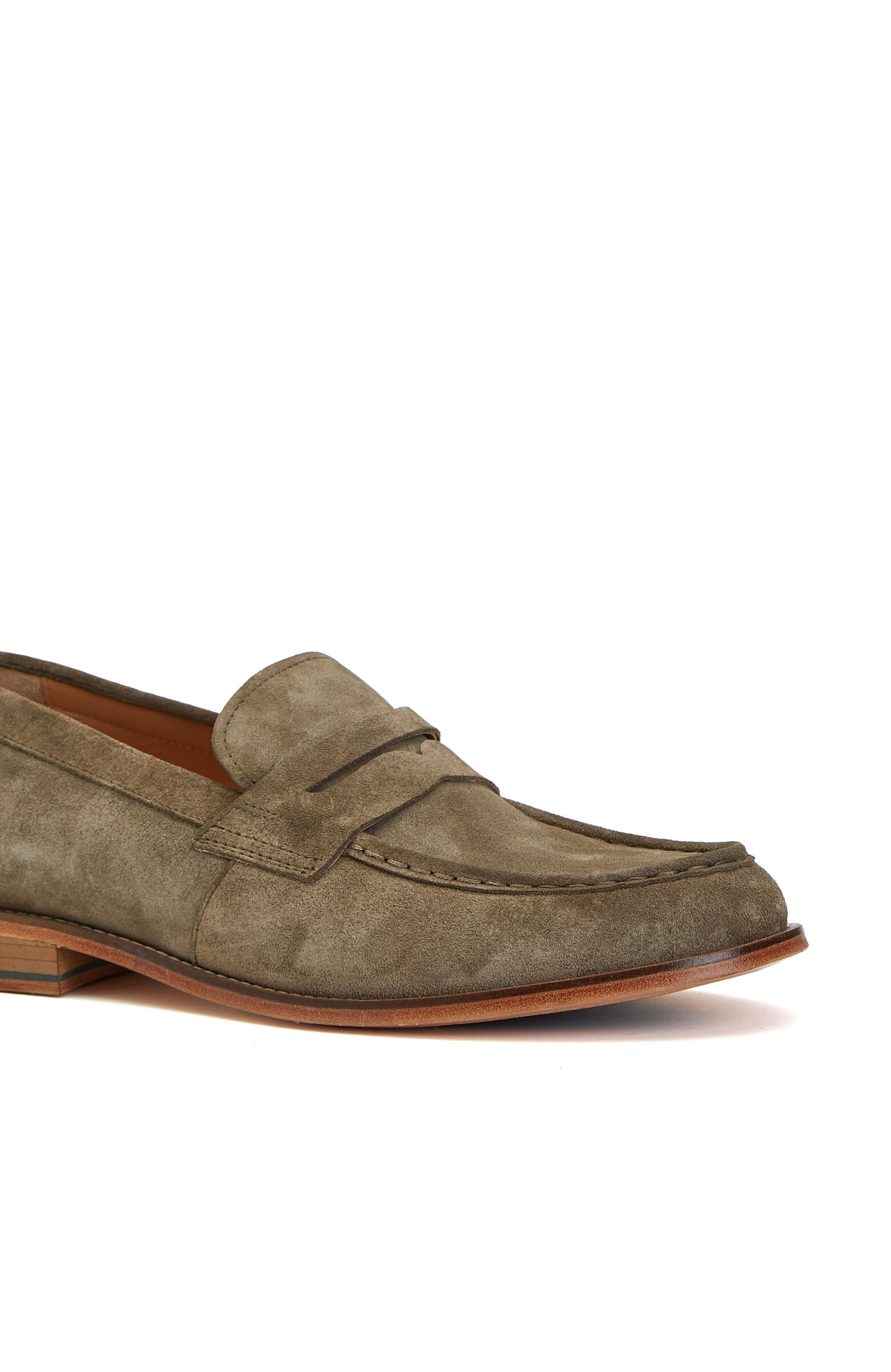 Haki Günlük Rahat Erkek Süet Loafer