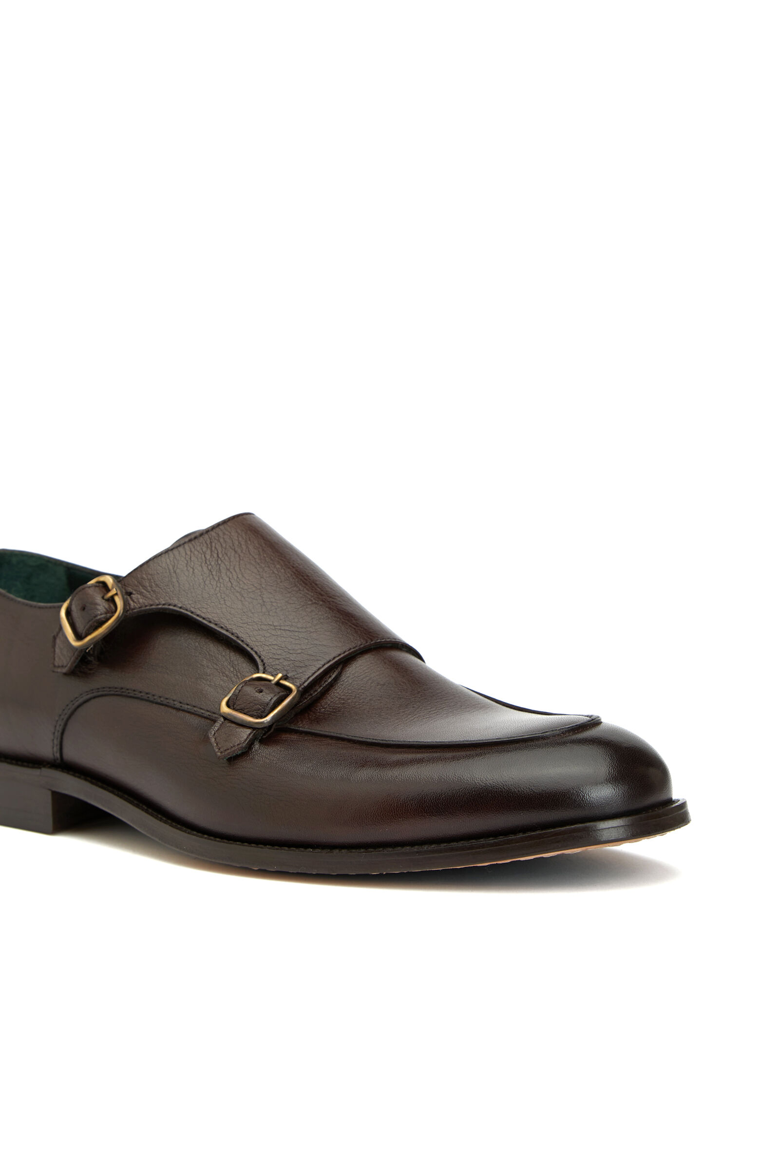 Kahverengi Toka Detaylı Erkek Deri Ayakkabı