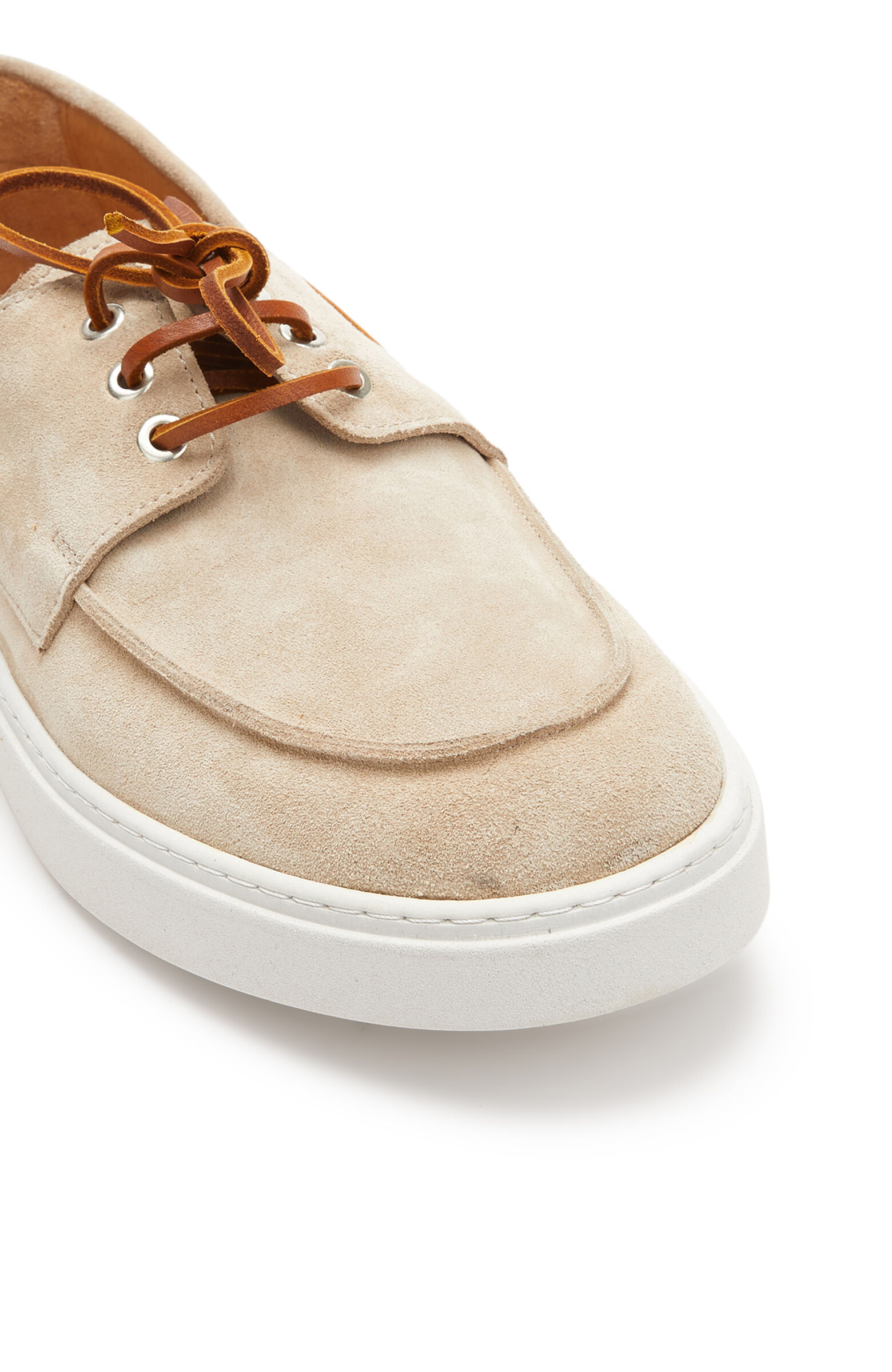 Bej Bağcıklı Erkek Günlük Süet Ayakkabı