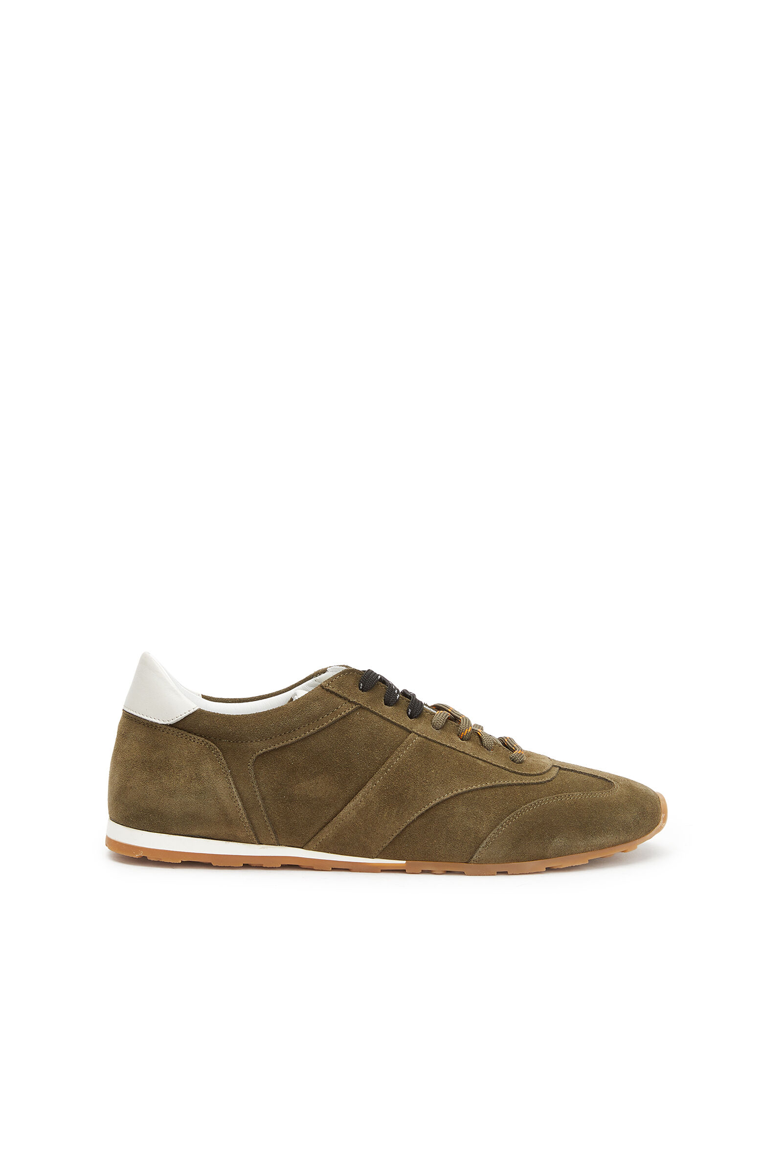 Khaki Men's Casual Comfortable Suede Sneakers