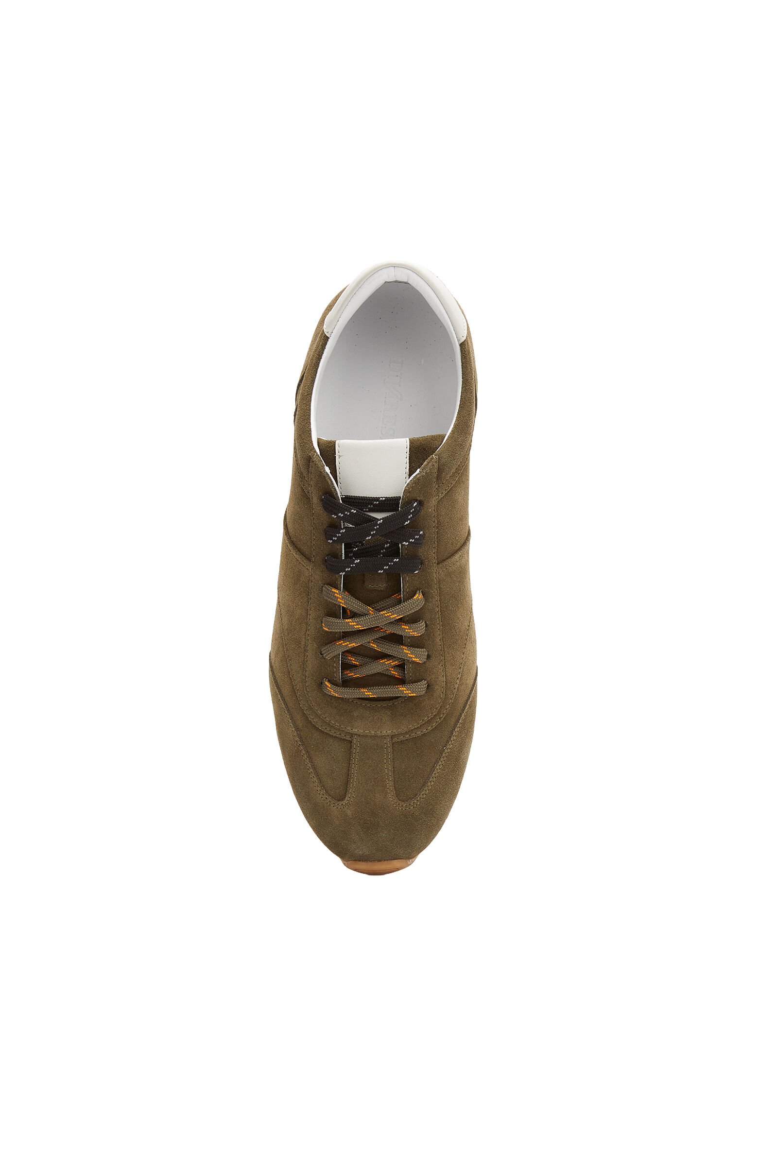 Khaki Men's Casual Comfortable Suede Sneakers