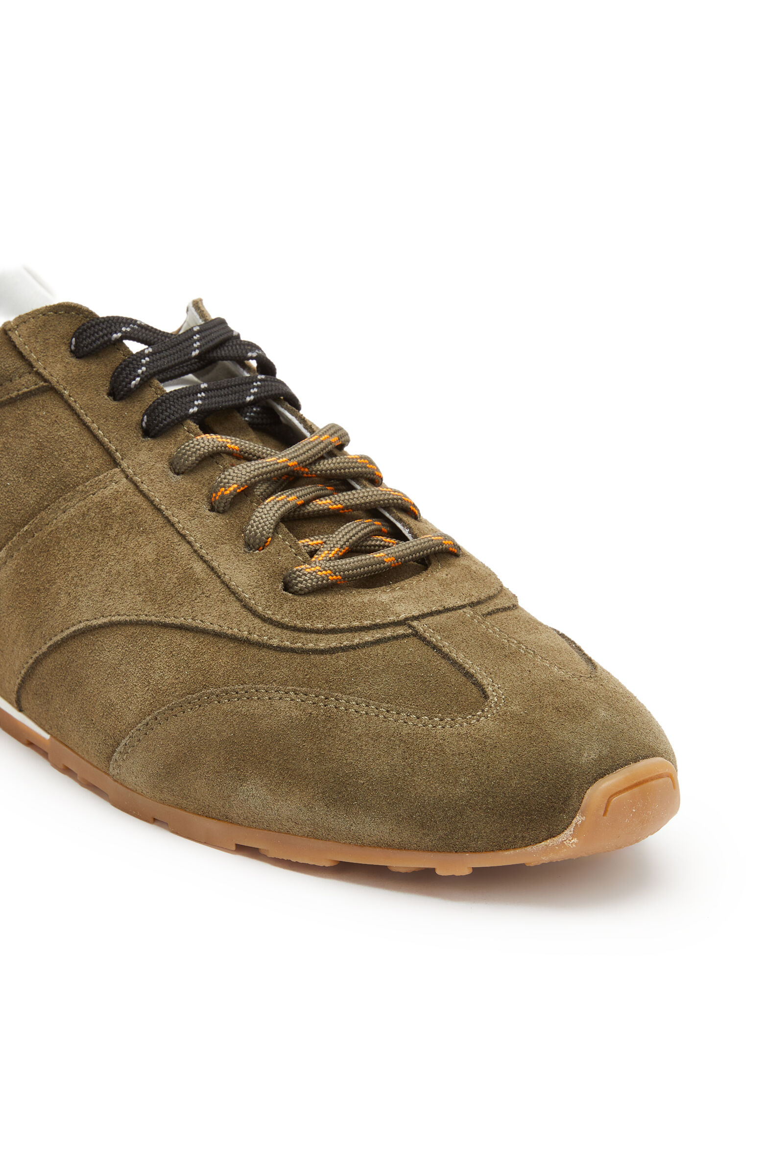 Khaki Men's Casual Comfortable Suede Sneakers