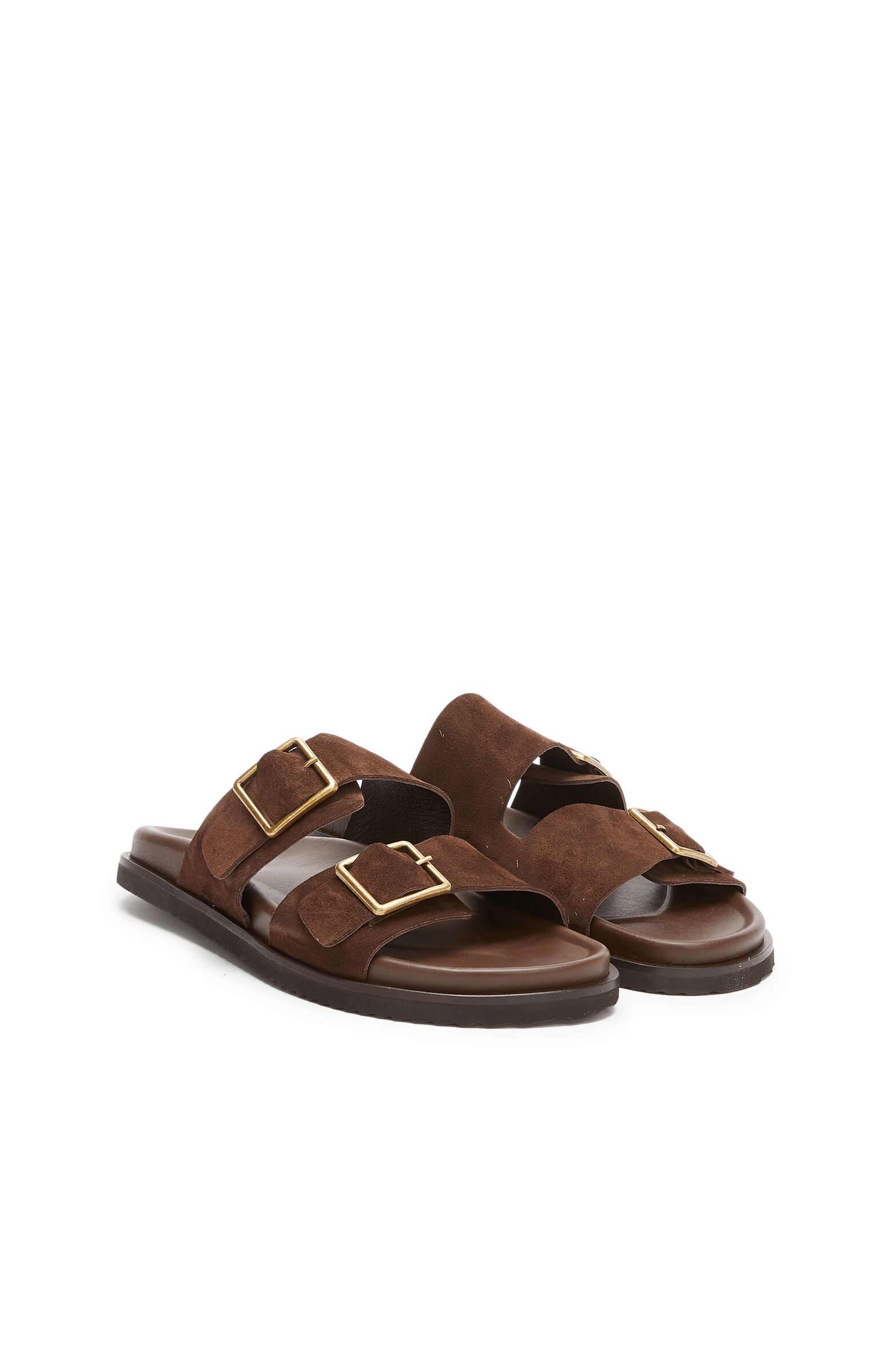 Tan Men's Casual Comfortable Suede Slippers