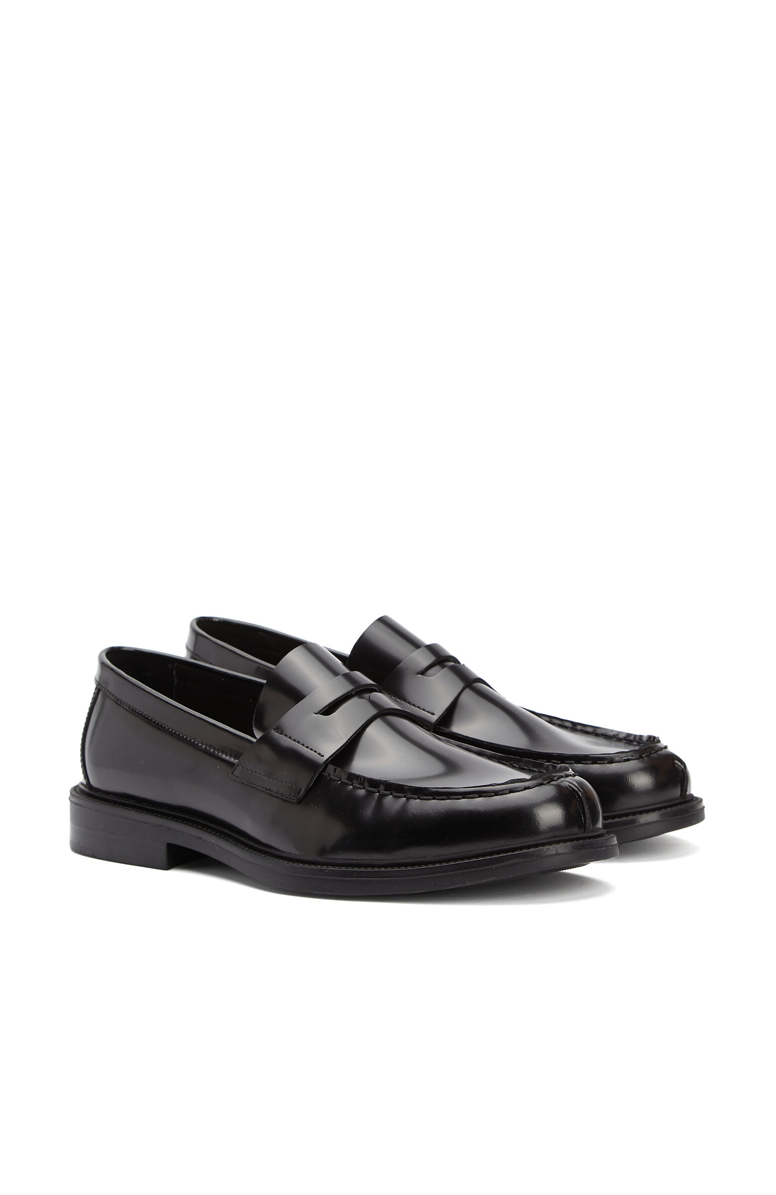 Bordo Saraç Detaylı Erkek Deri Loafer