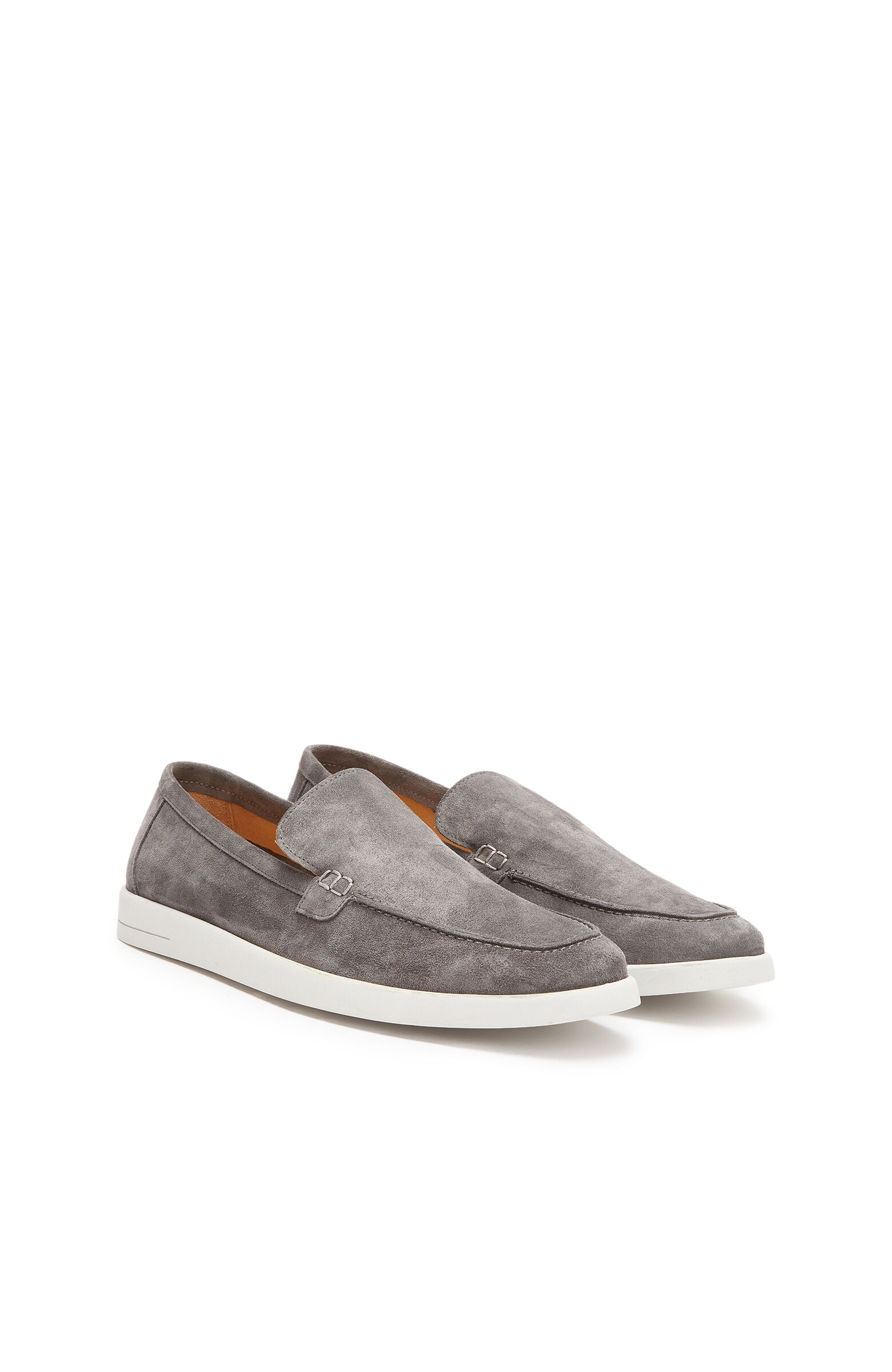 Grey Men's Casual Casual Suede Loafer