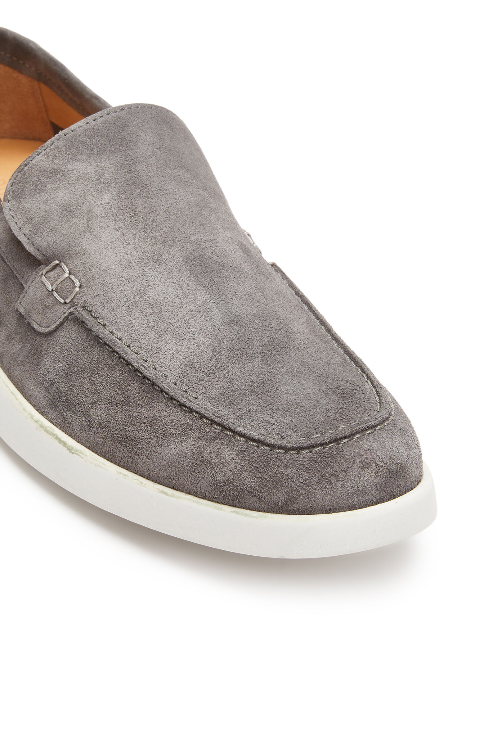 Grey Men's Casual Casual Suede Loafer
