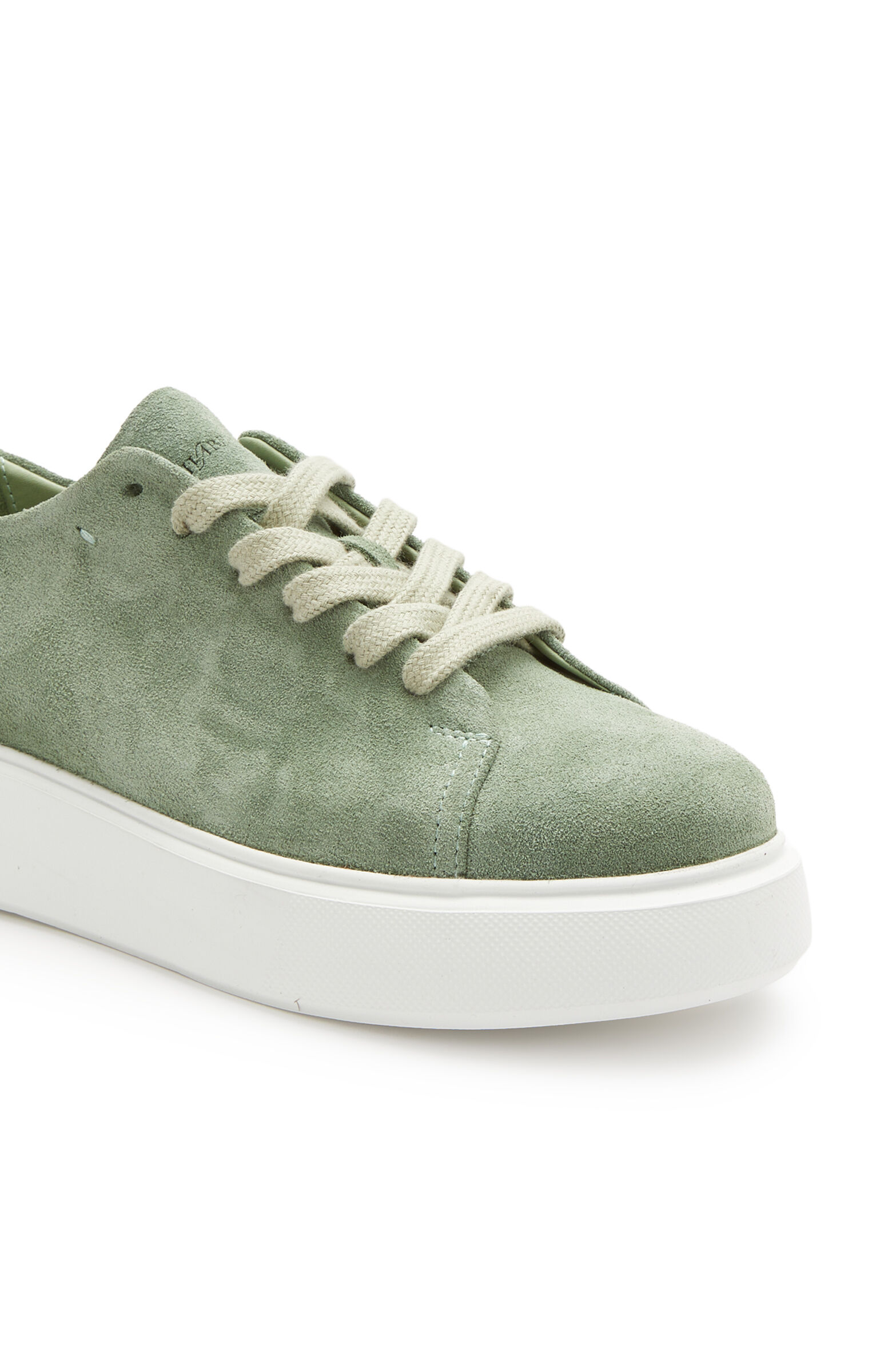 Yeşil Kadın Süet Sneaker