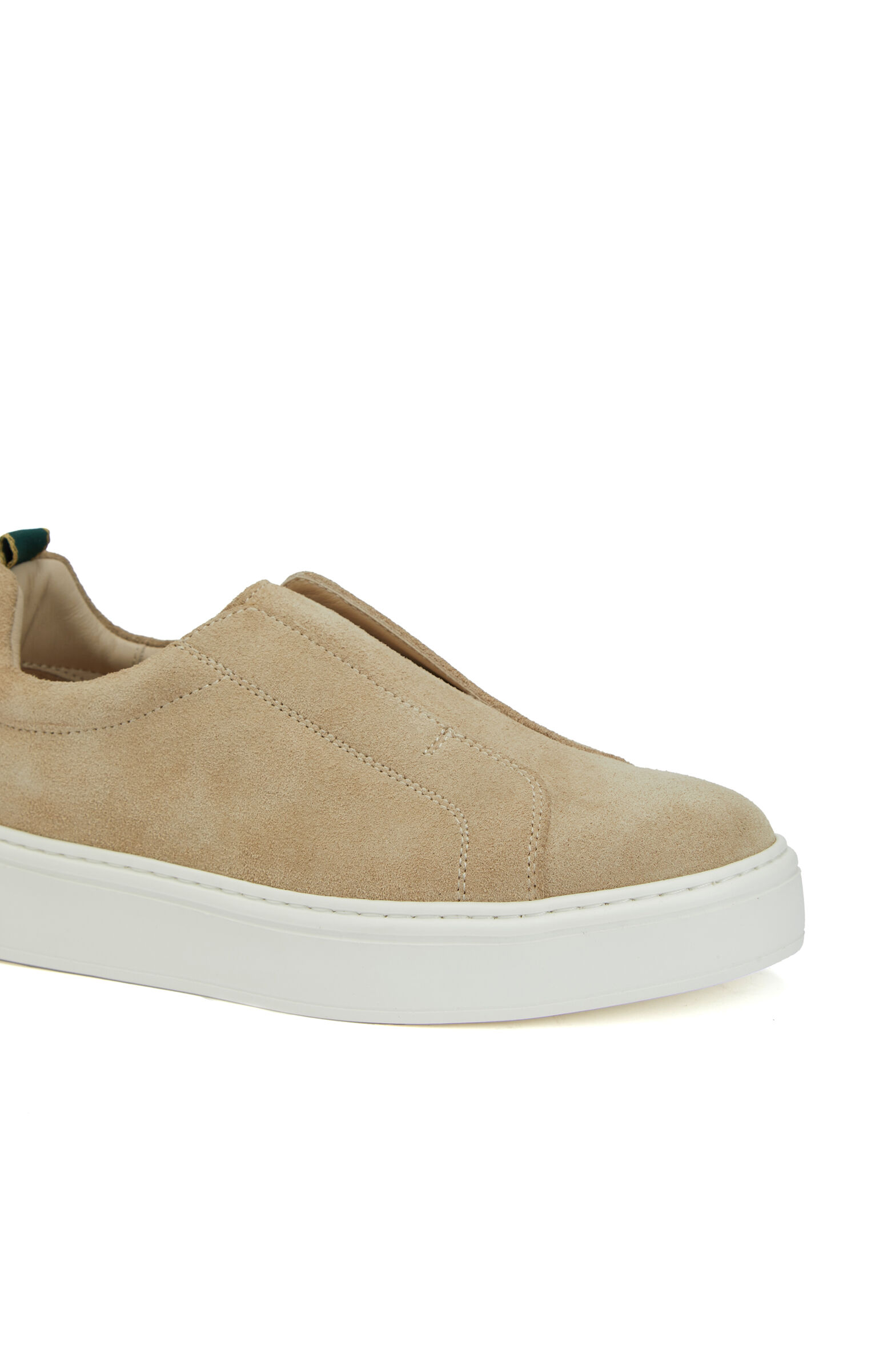 Bej Günlük Rahat Kadın Süet Sneaker