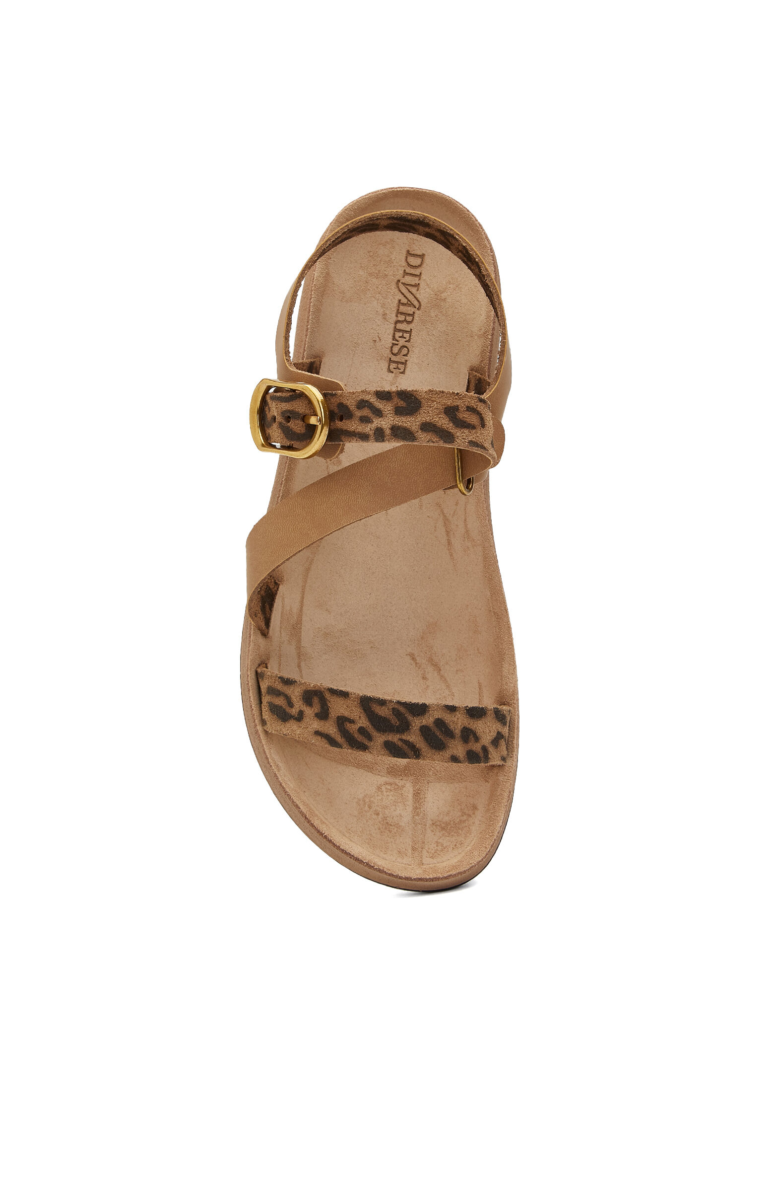 Leopard Print Casual Casual Women's Leather Sandals