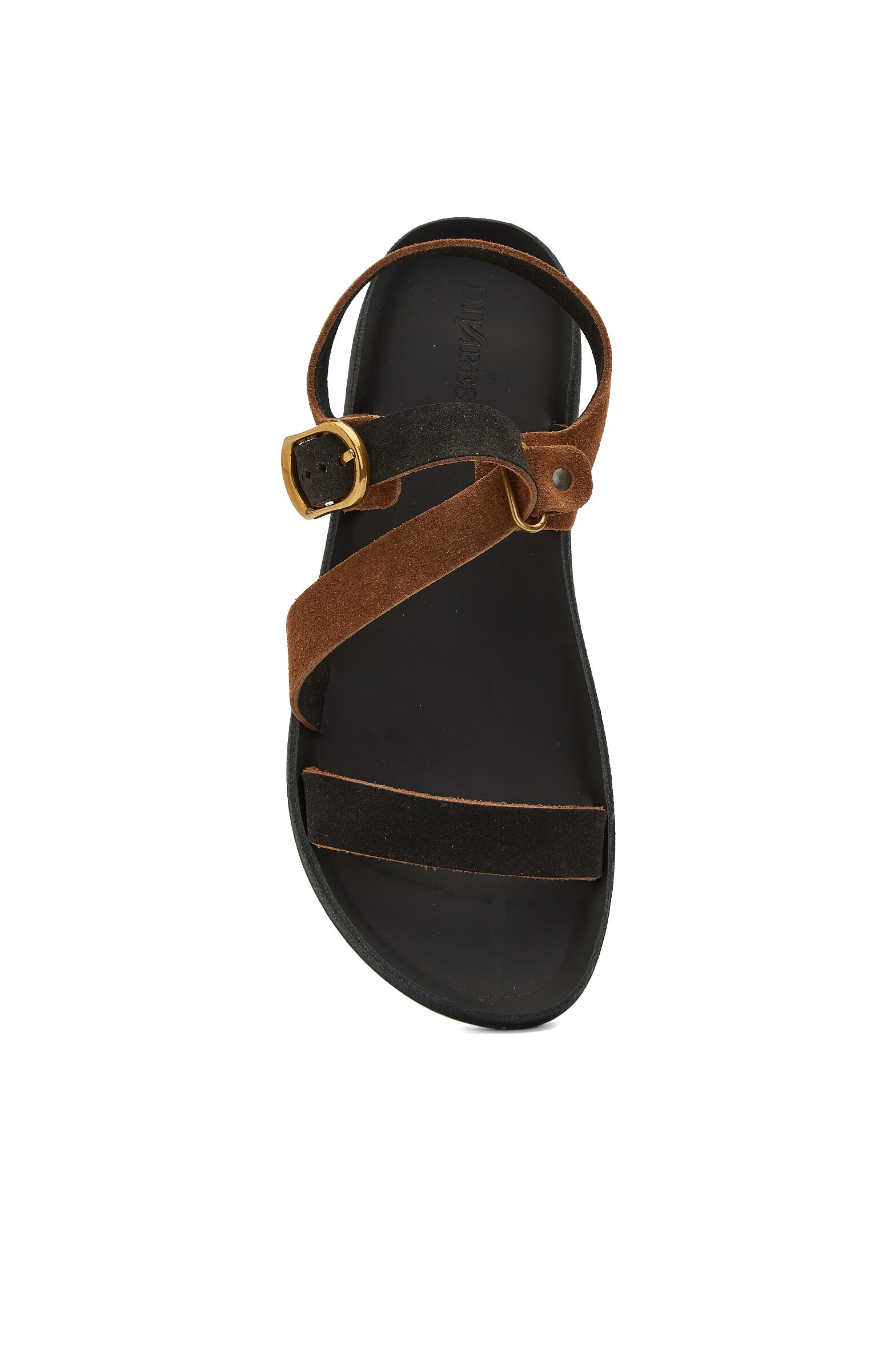 Black Patterned Casual Casual Women's Suede Sandals