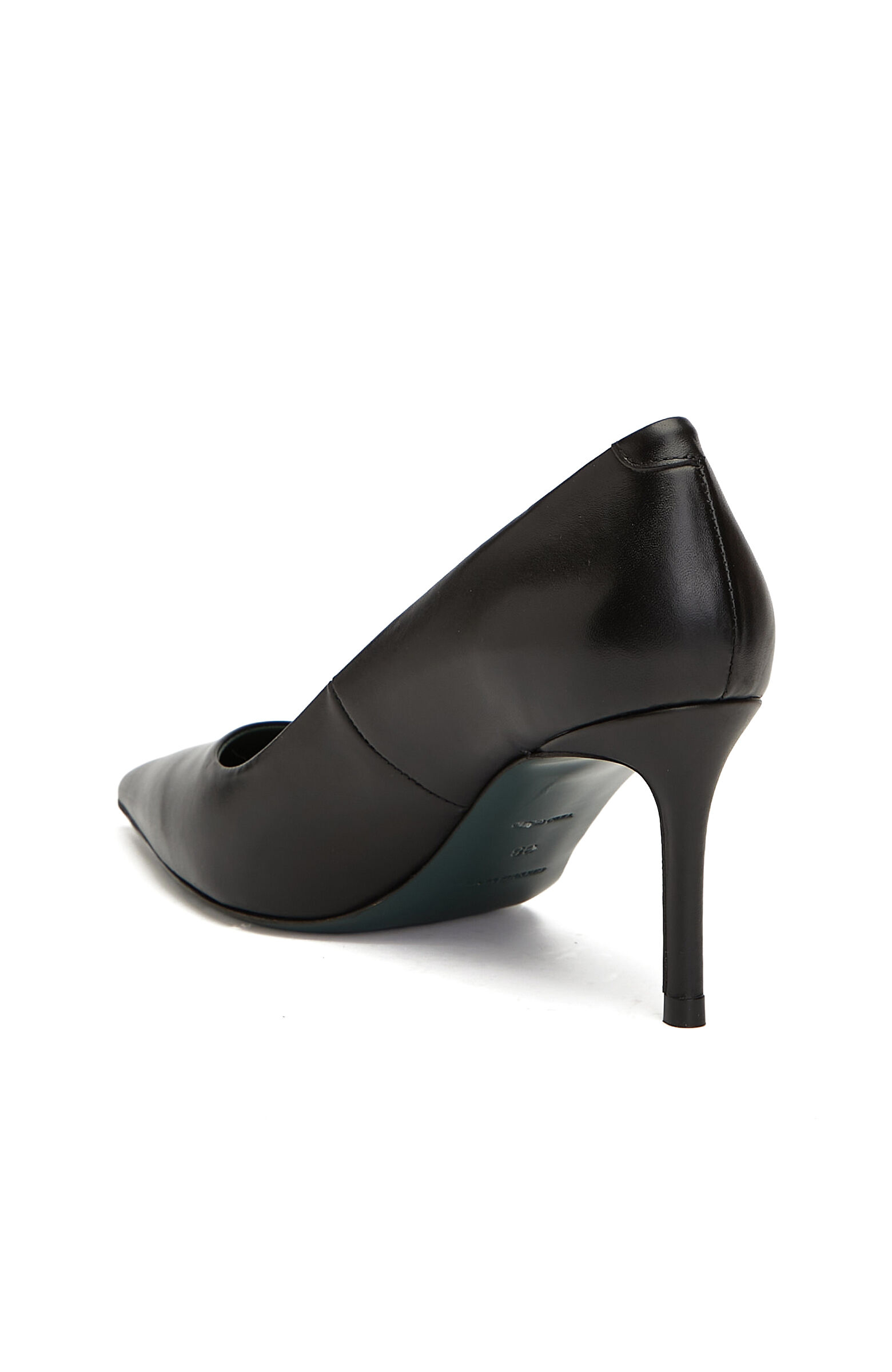 Brown Leather Stiletto