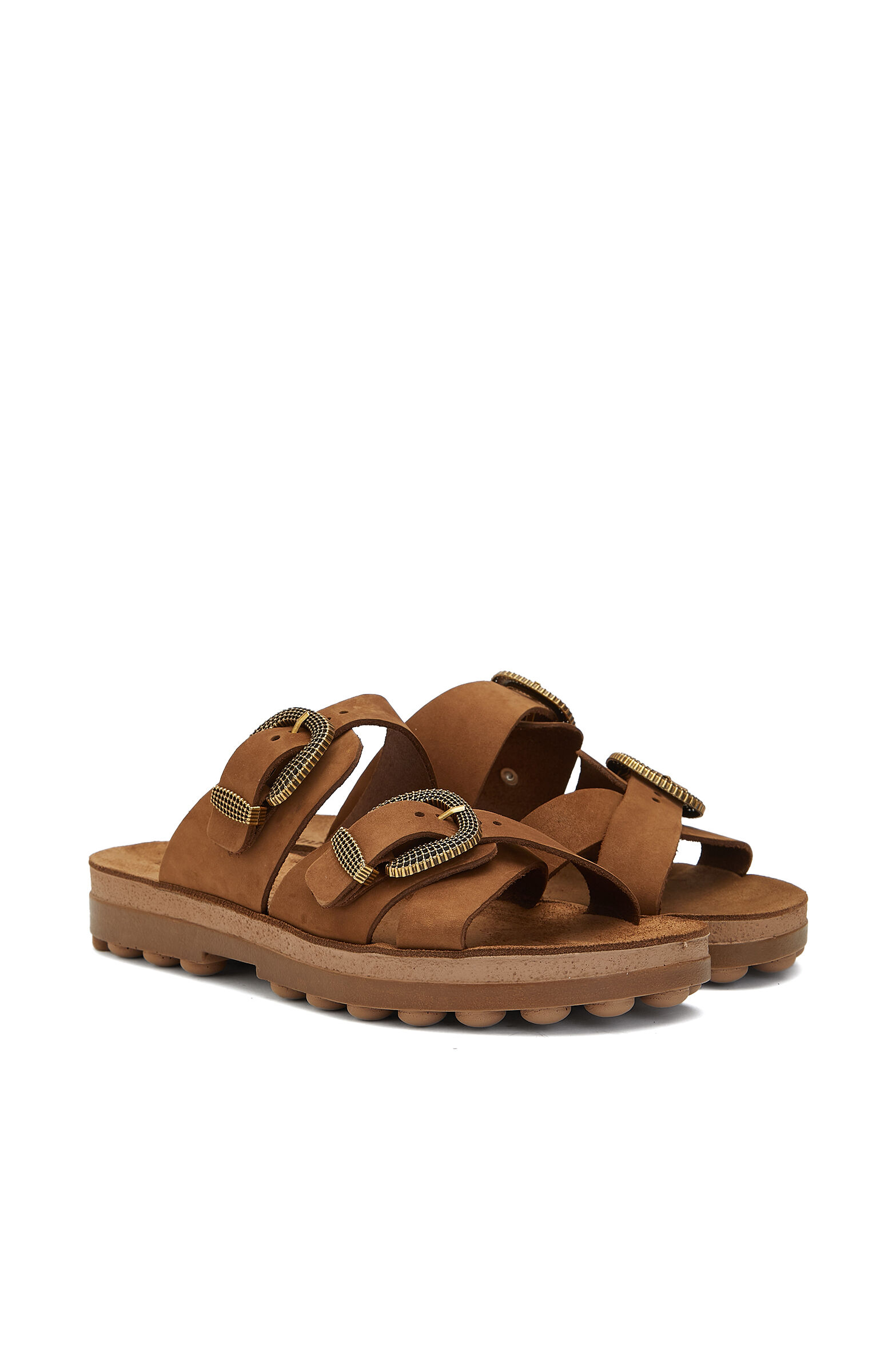 Tan Women's Casual Comfortable Nubuck Slippers