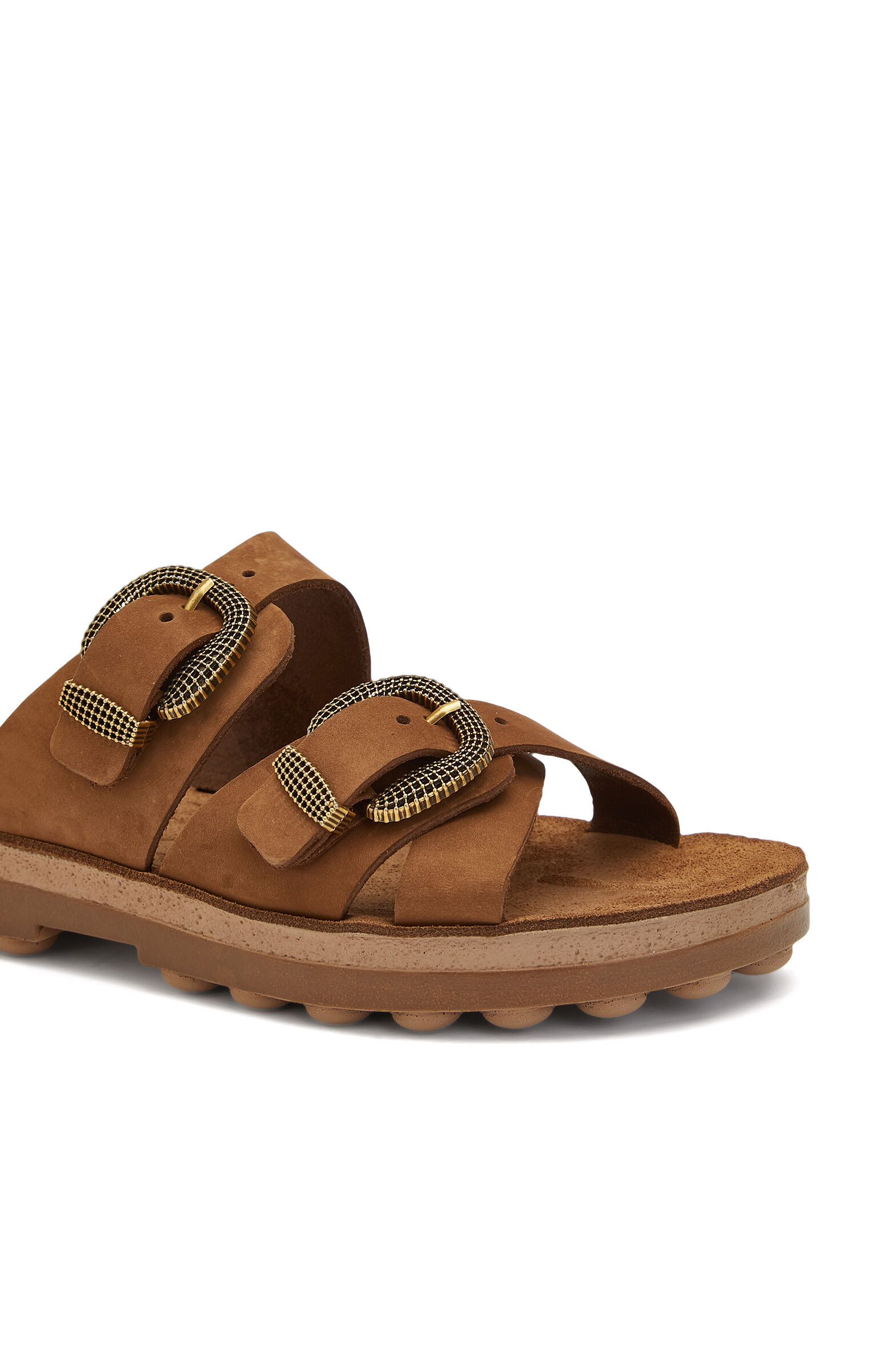 Tan Women's Casual Comfortable Nubuck Slippers