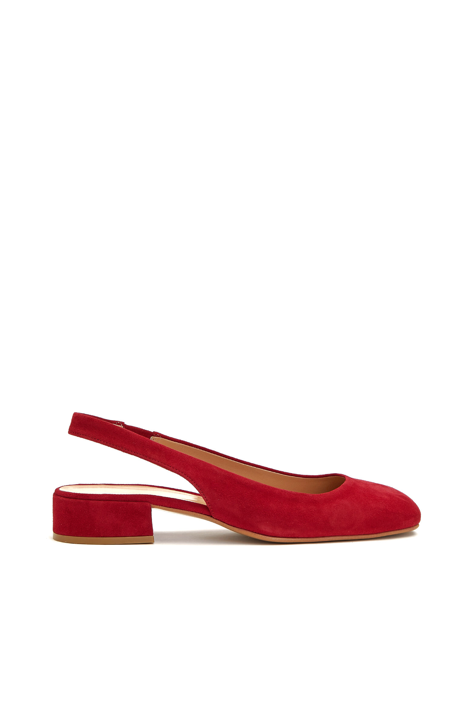 Kırmızı Günlük Rahat Deri Babet