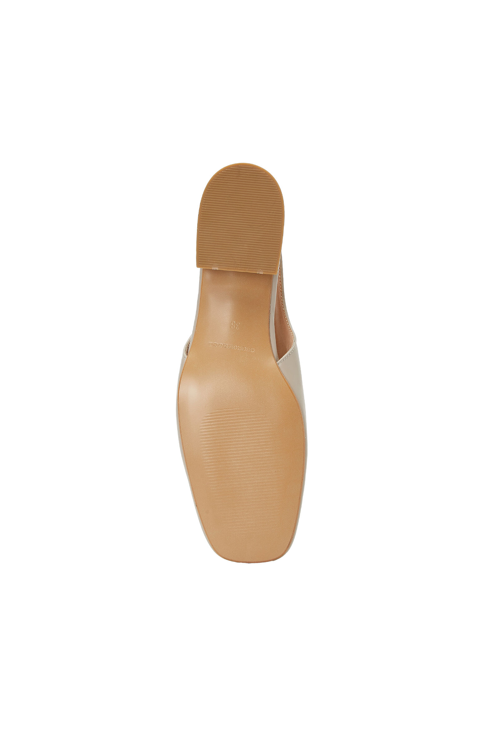 Nude Casual Comfortable Leather Ballet Flats