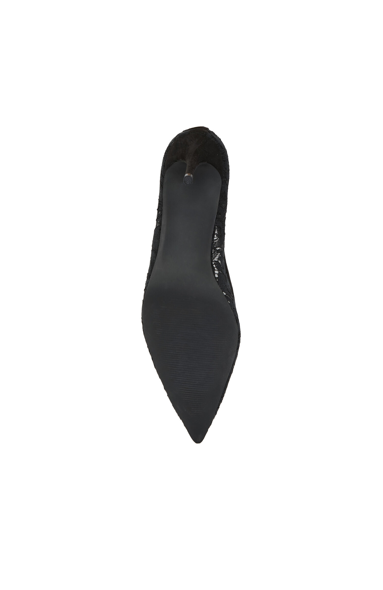Siyah Dantelli Stiletto