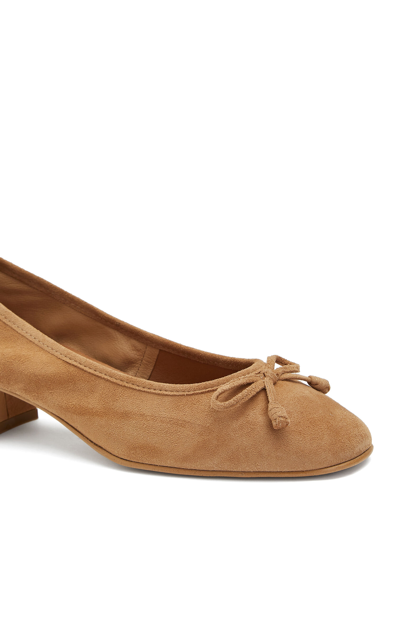 Tobacco Suede Heeled Shoes