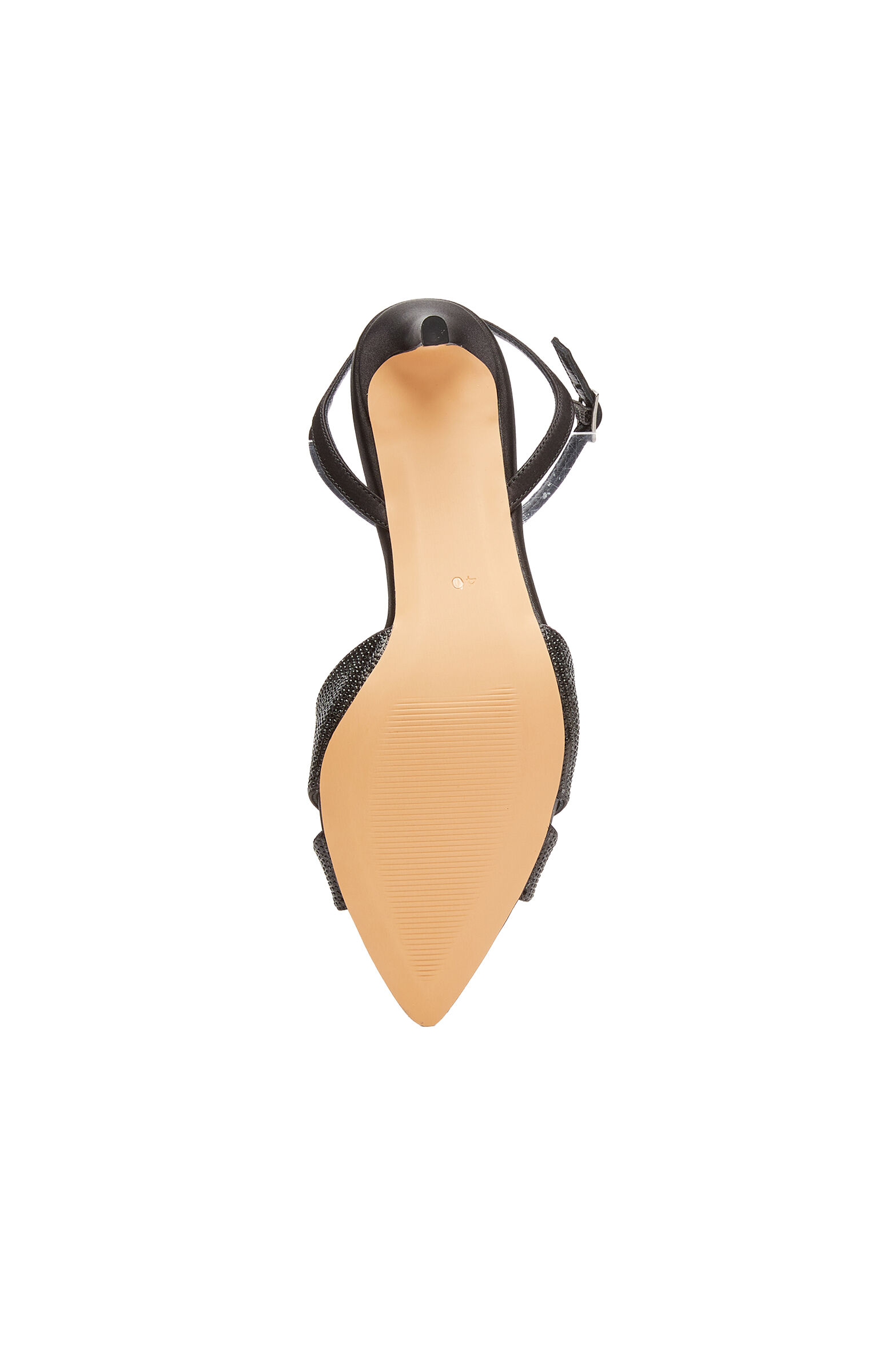 Black Stone Evening Sandals