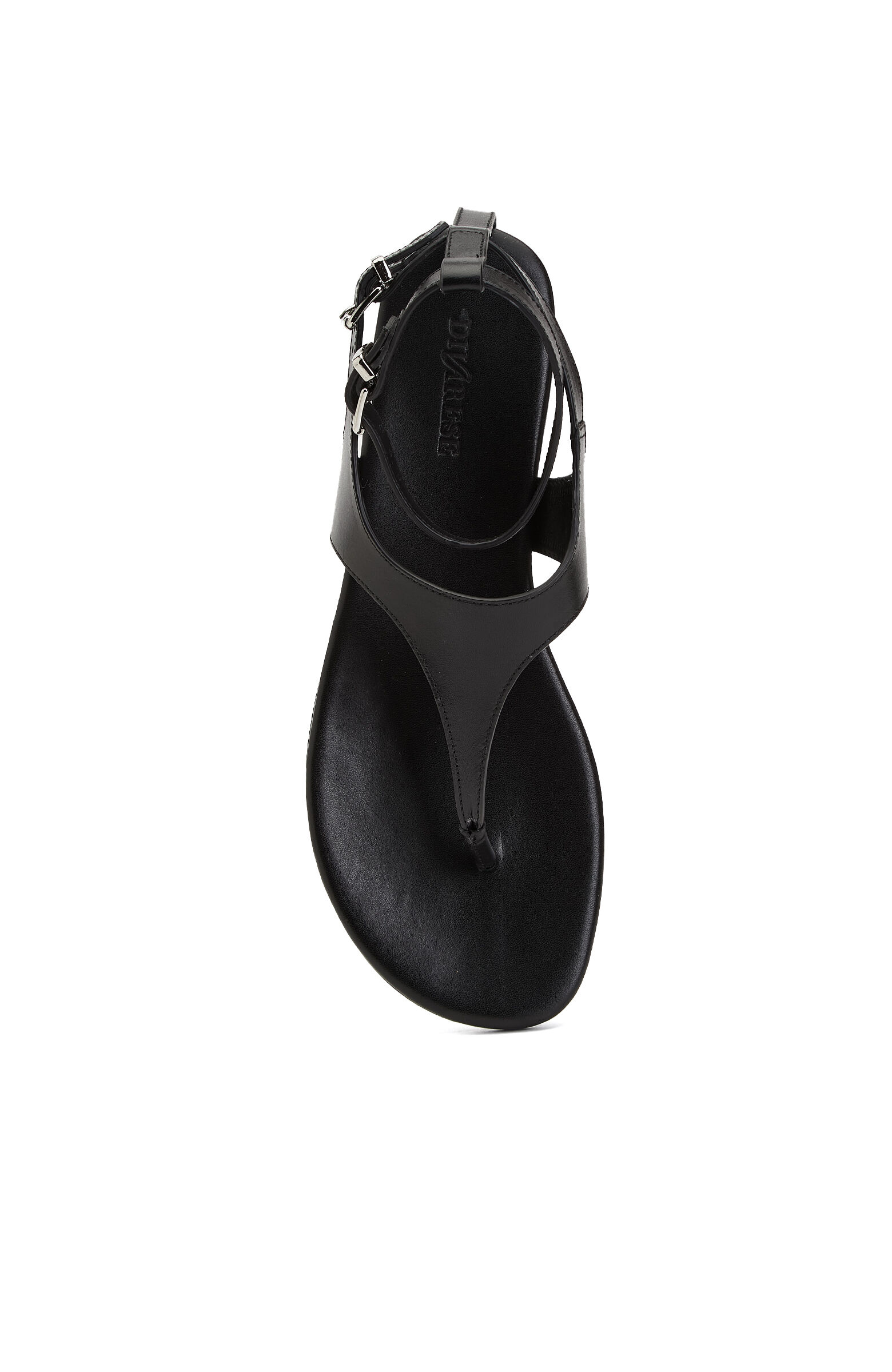 Black Women's Leather Sandals