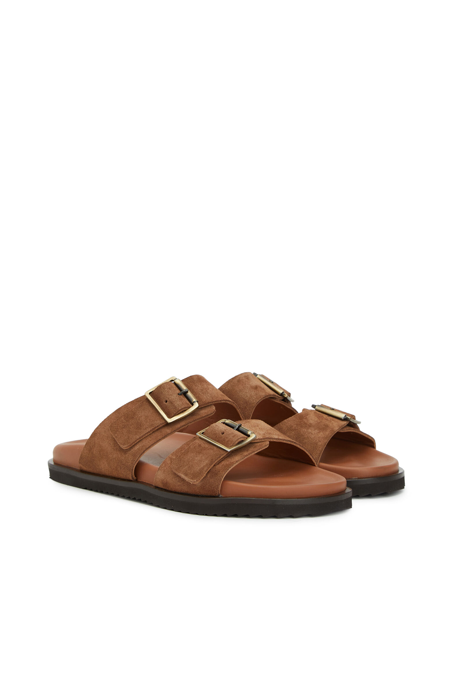 Taba Toka Detaylı Kadın Süet Terlik