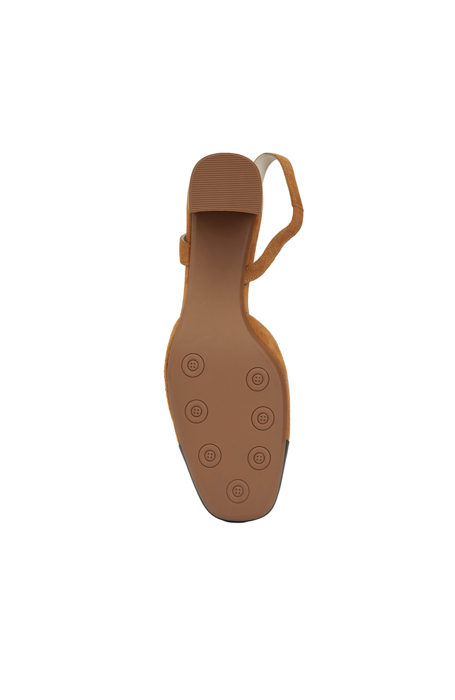 Camel Rahat Süet Topuklu Ayakkabı