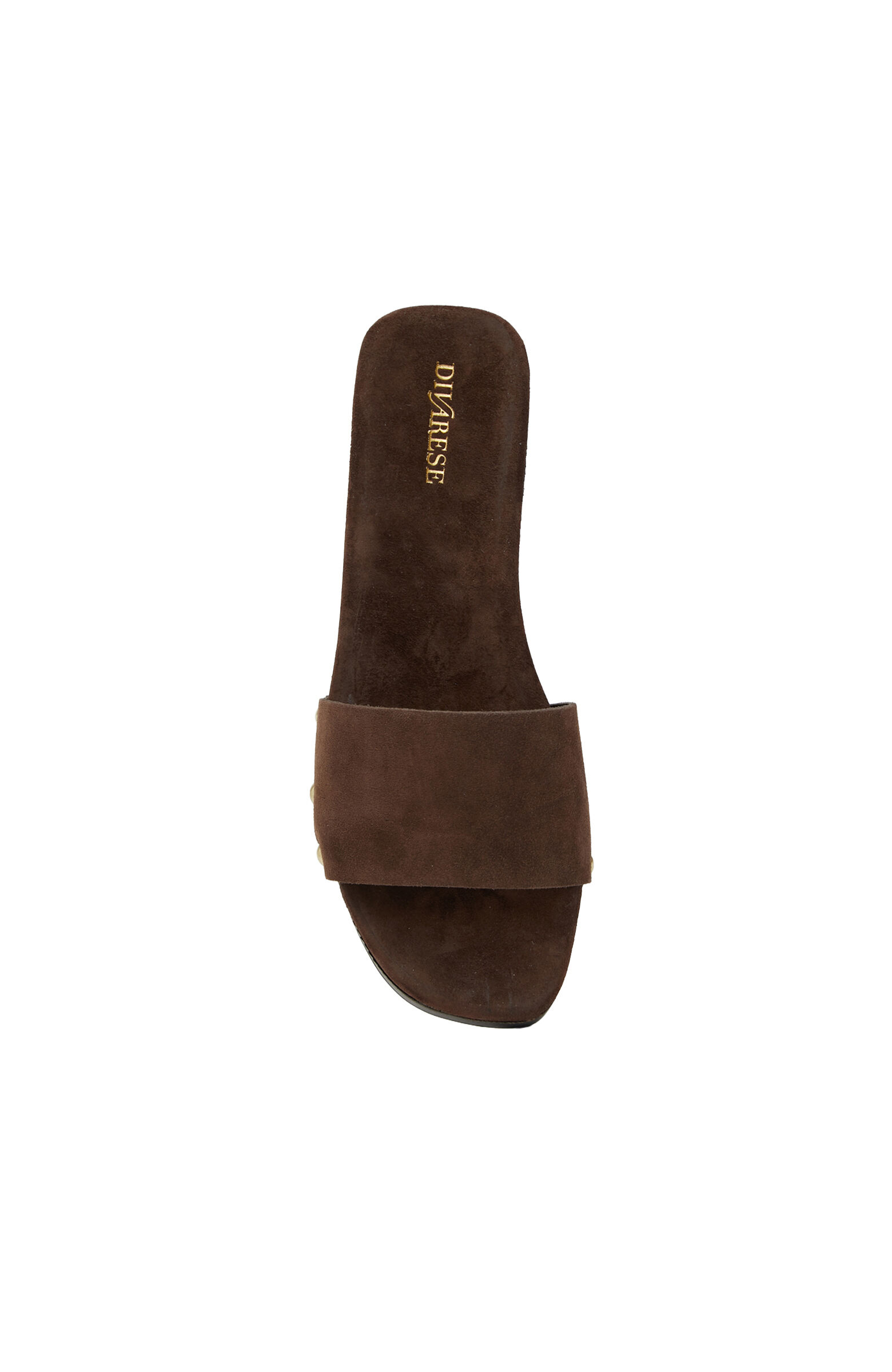 Kahverengi Tay Desenli Kadın Terlik