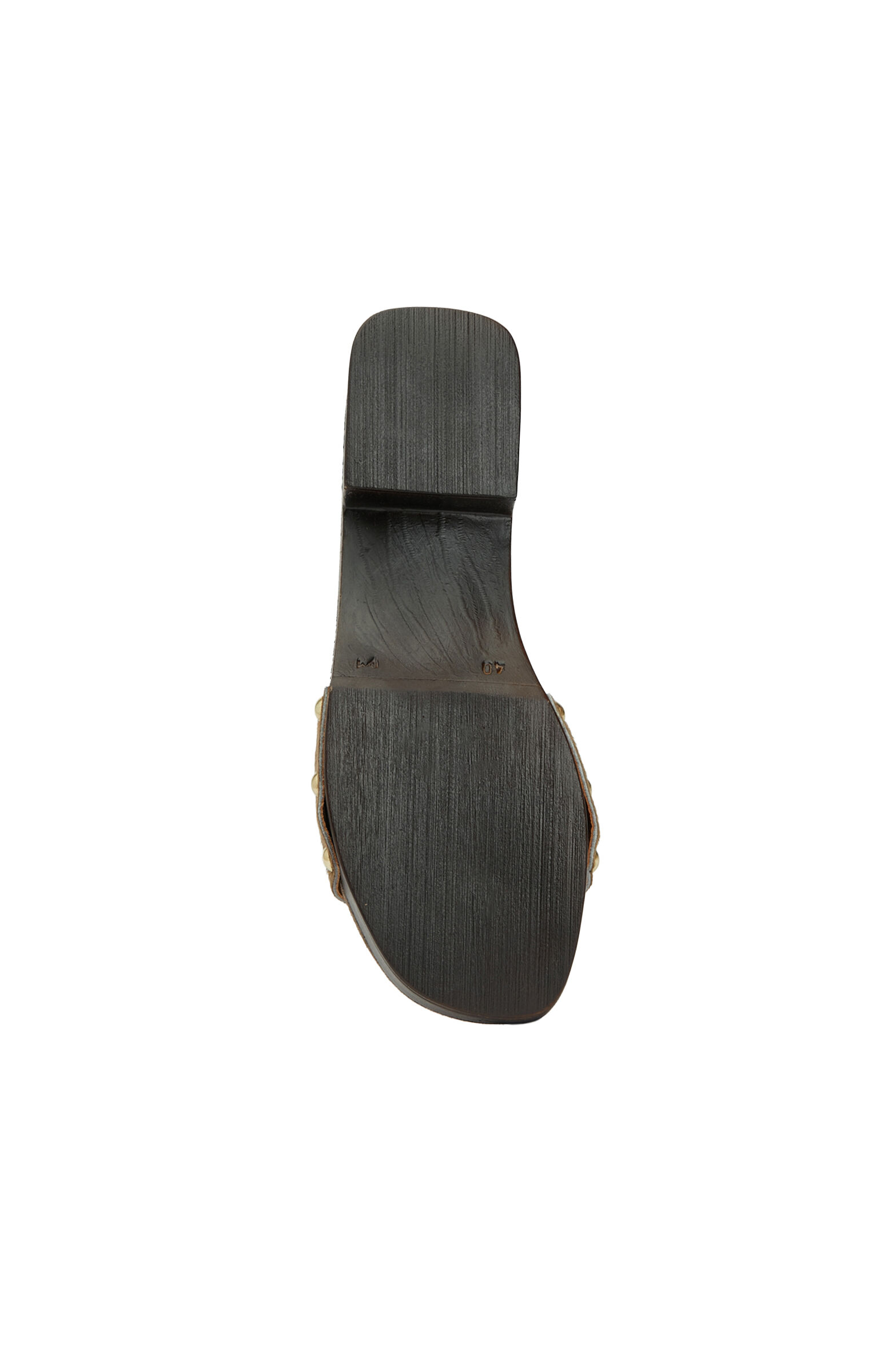 Bej Tay Desenli Kadın Terlik