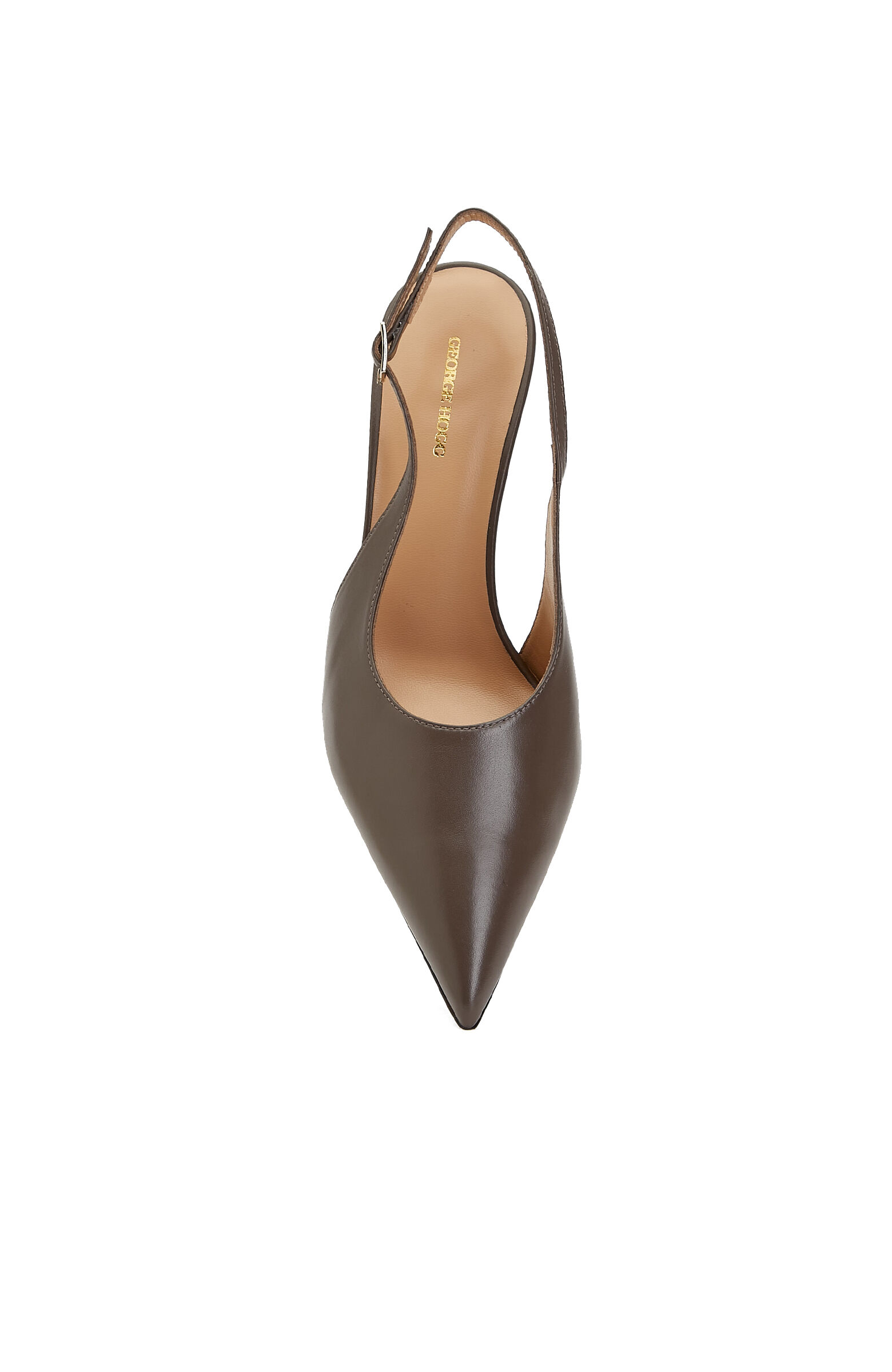 Vizon Deri Topuklu Stiletto