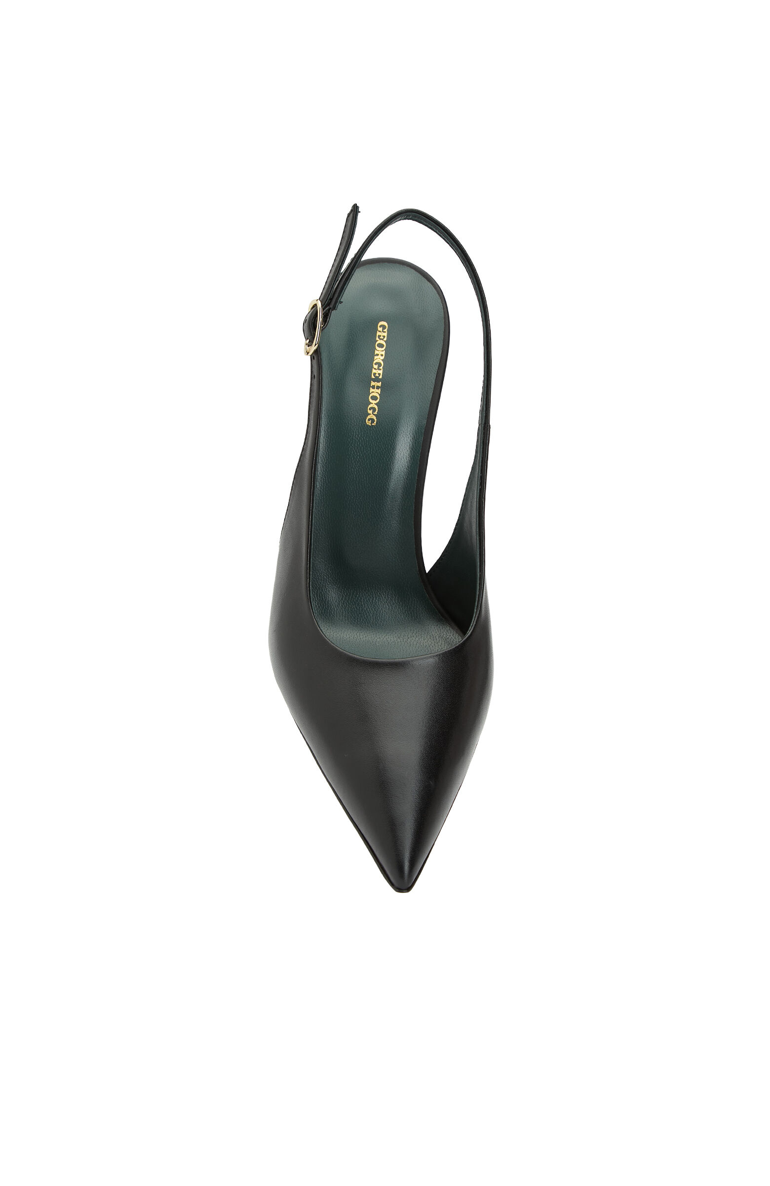 Siyah Günlük Rahat Deri Stiletto