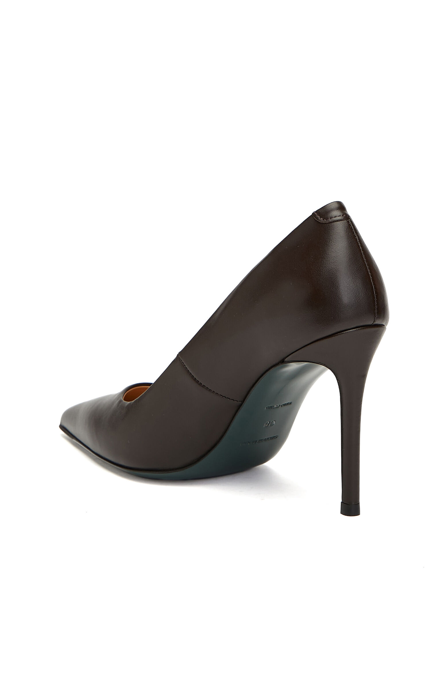 Brown Leather Stiletto